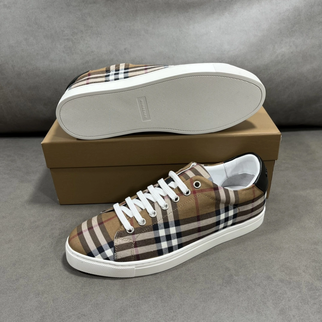 Men B*urberry Top Sneaker Low CP 20230614- Attractive 6218