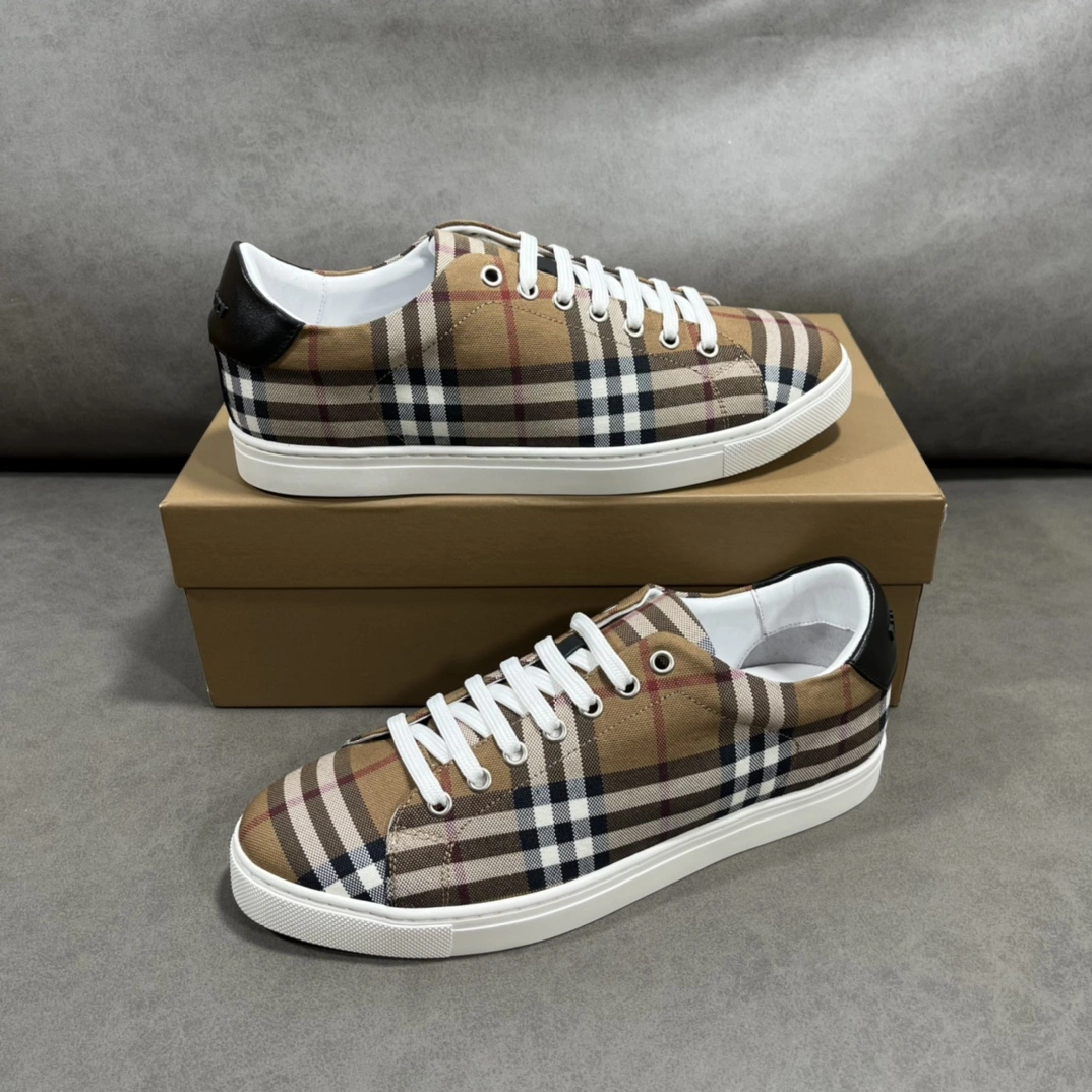 Men B*urberry Top Sneaker Low CP 20230614- Attractive 6218