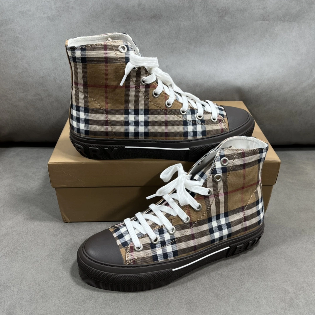 Sporty Men B*urberry Top Sneaker Low CP 20230614- 6208