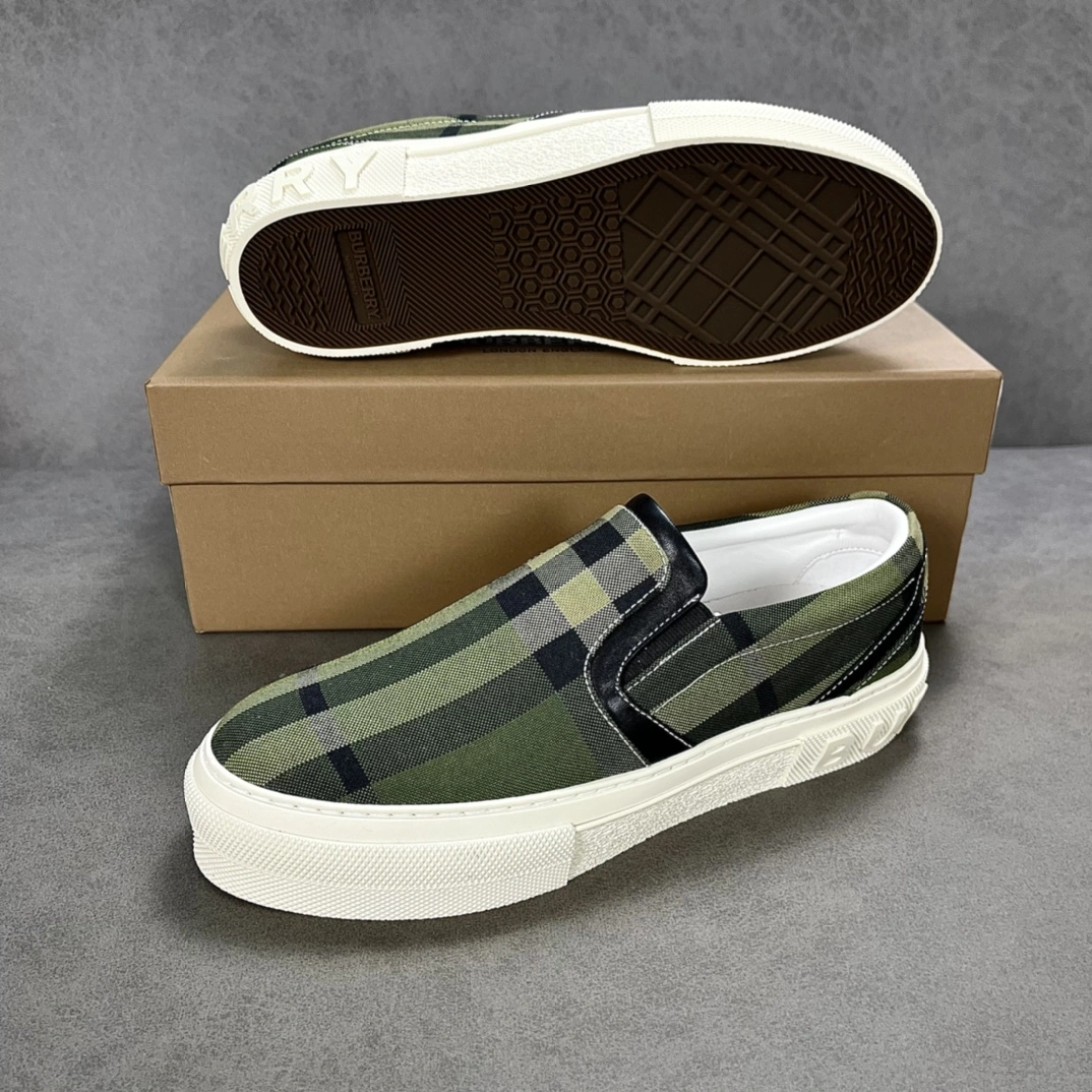 Sleek Men B*urberry Top Sneaker Low CP 20230614- 6206