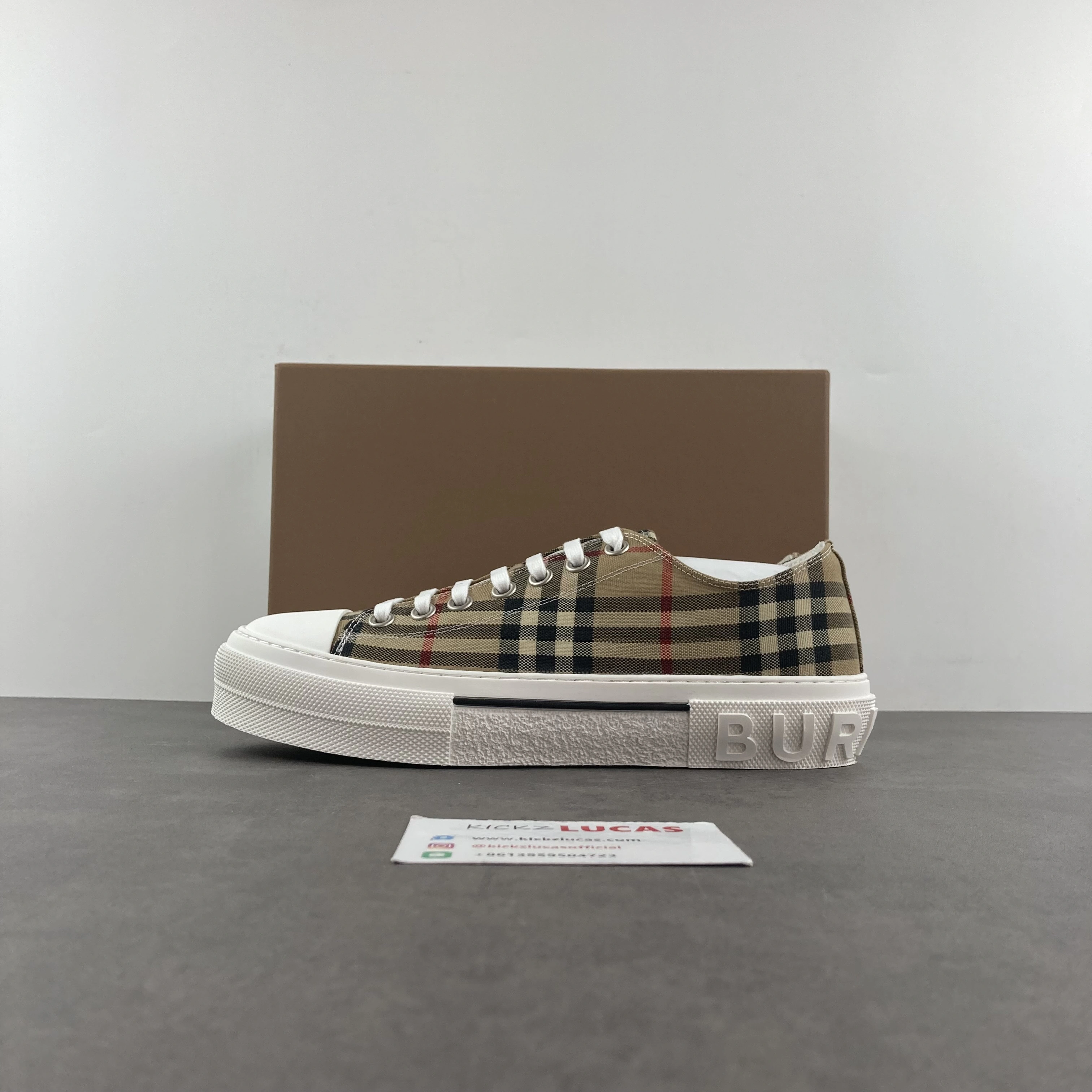 ZeroBulk Men B*urberry Top Sneaker Low CP 20230614- 6229