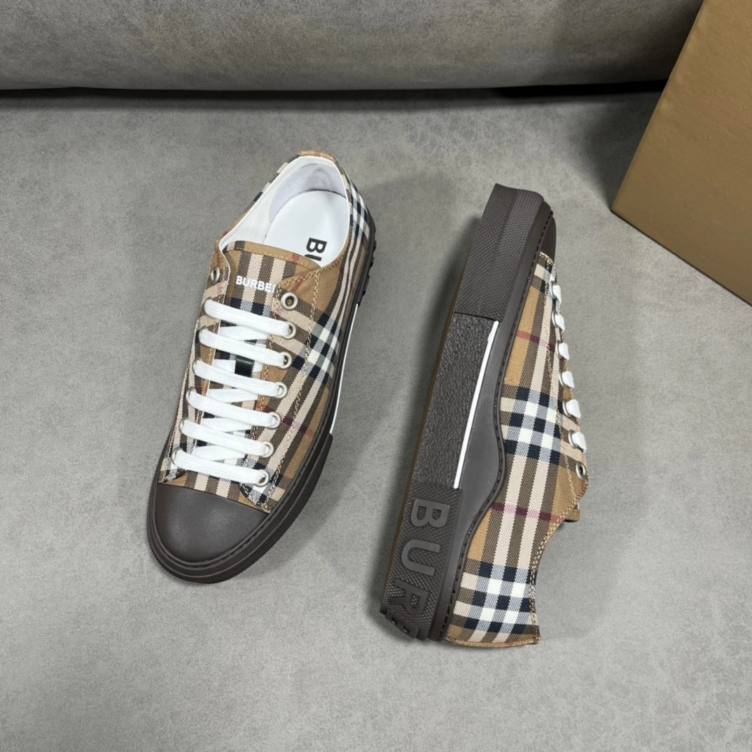 Men B*urberry Top Sneaker Low CP 20230614- Attractive 6228