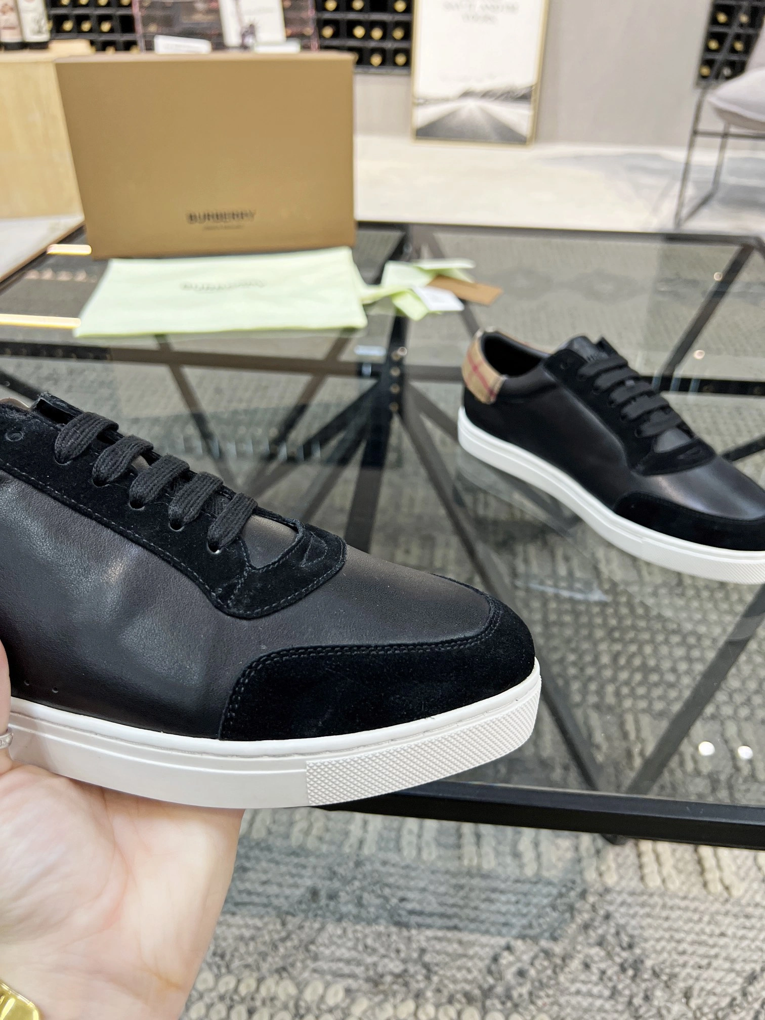 Men B*urberry Top Sneakers CP 20230606- Stylish 6278