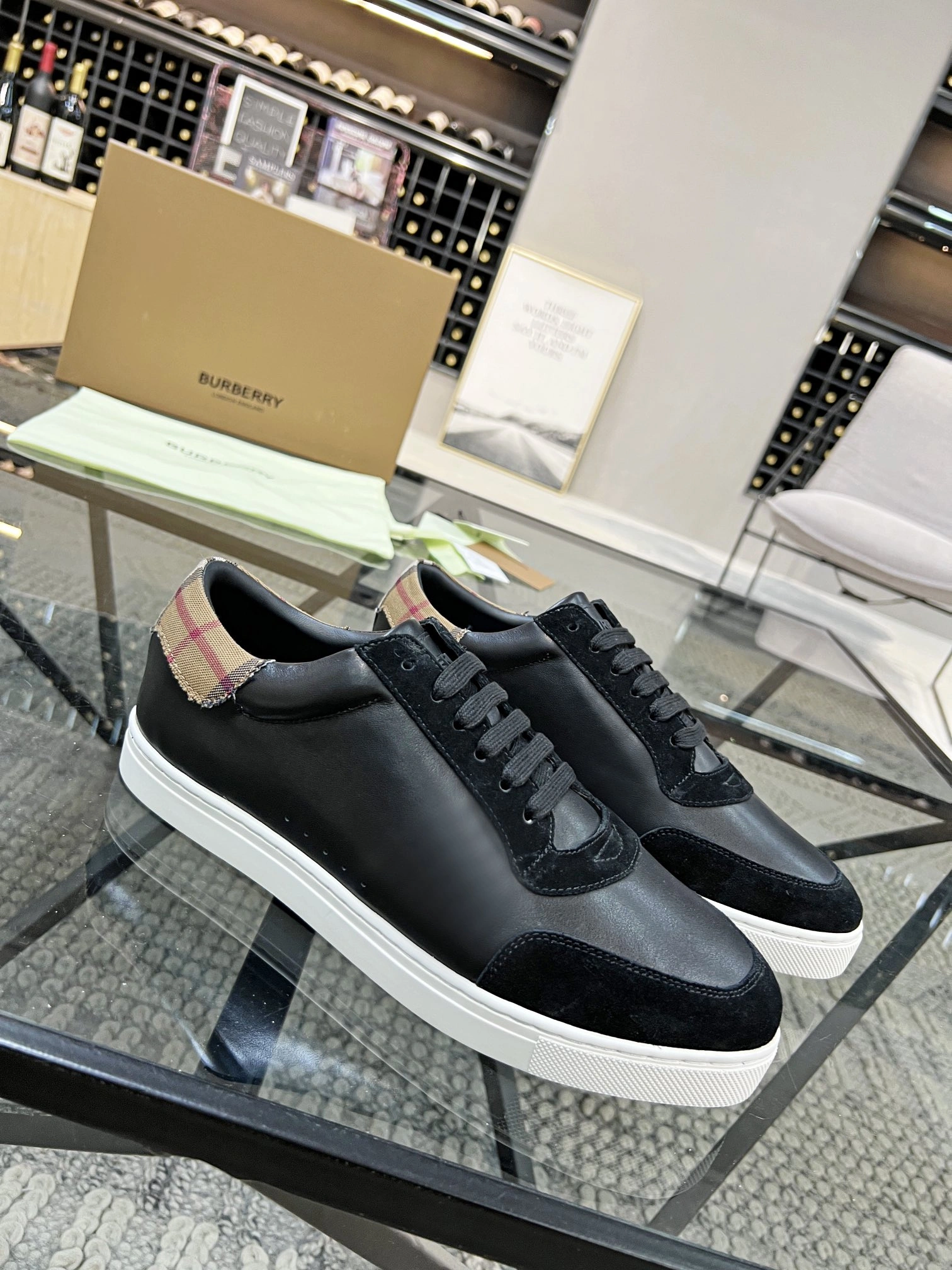 Men B*urberry Top Sneakers CP 20230606- Stylish 6278