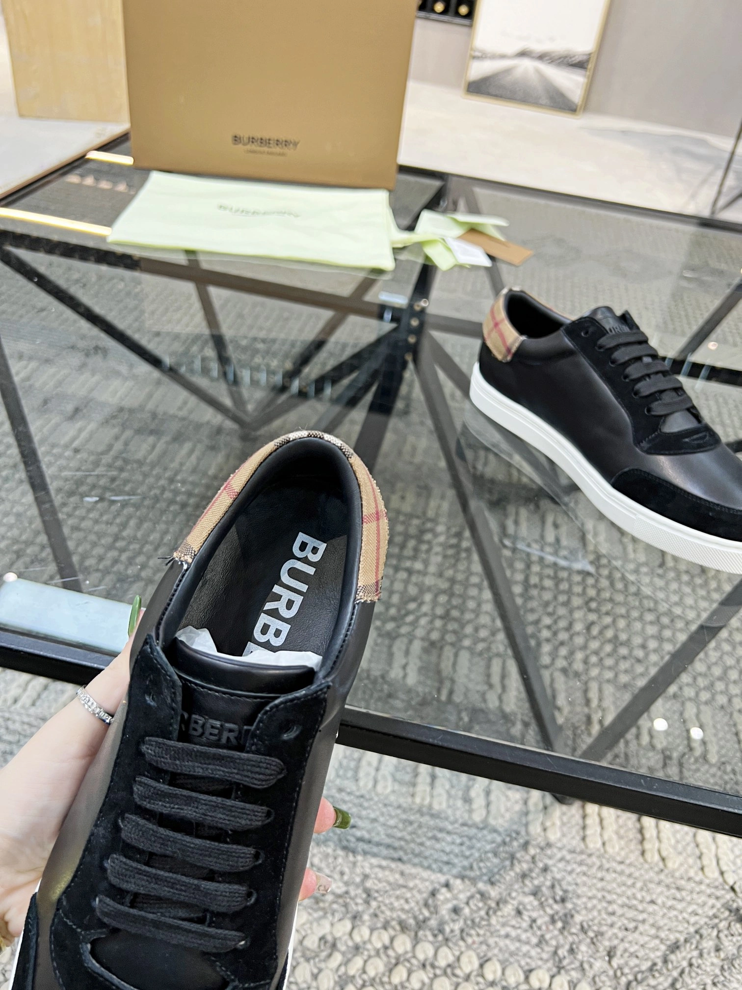Men B*urberry Top Sneakers CP 20230606- Stylish 6278