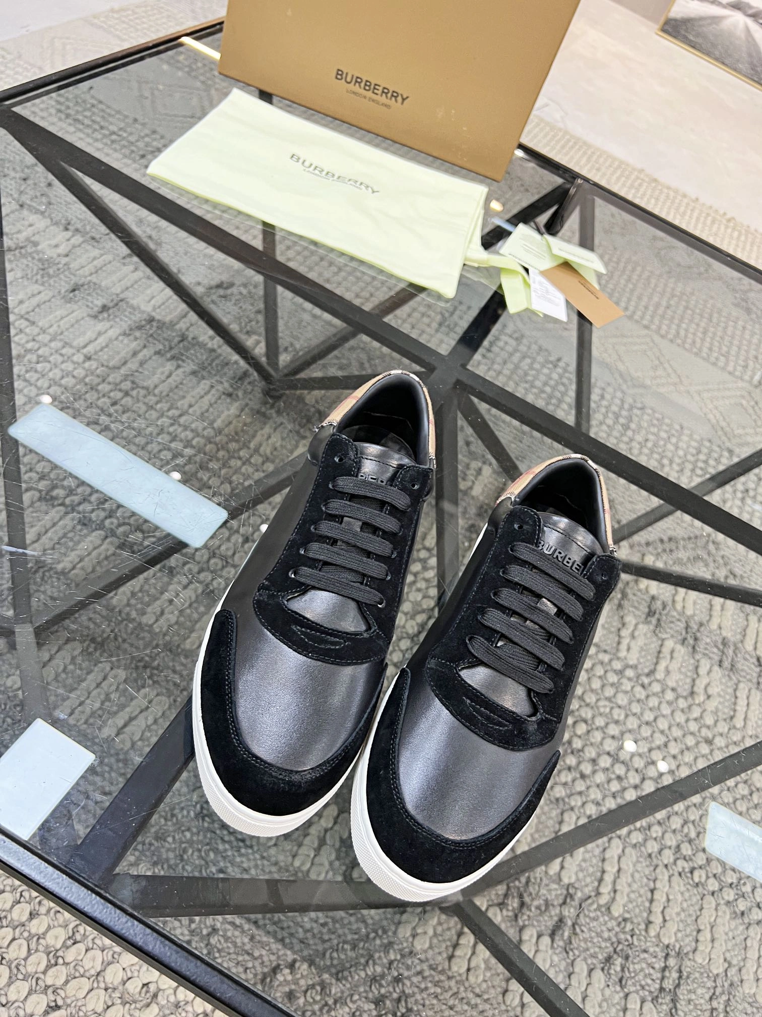 Men B*urberry Top Sneakers CP 20230606- Stylish 6278
