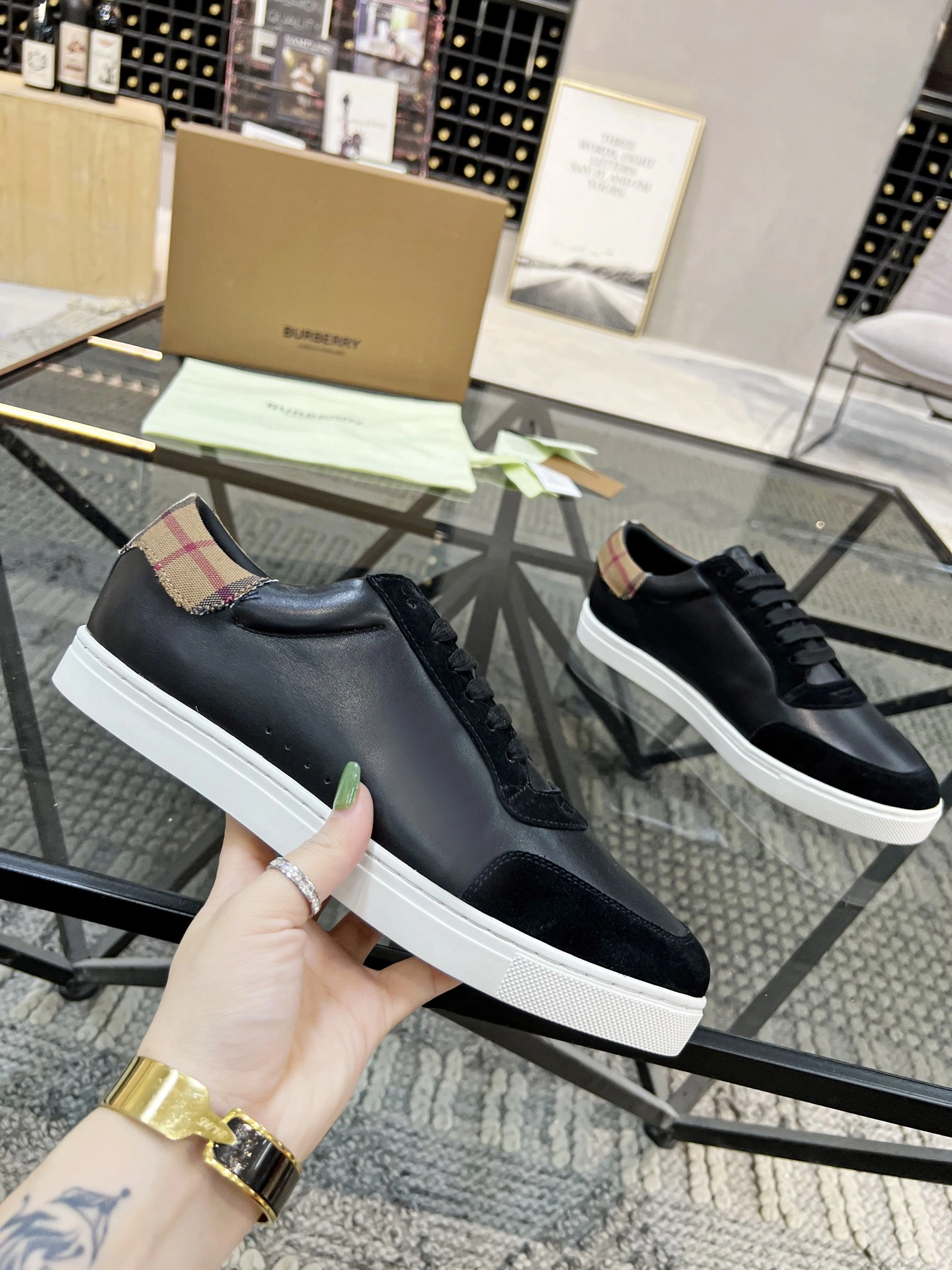 Men B*urberry Top Sneakers CP 20230606- Stylish 6278