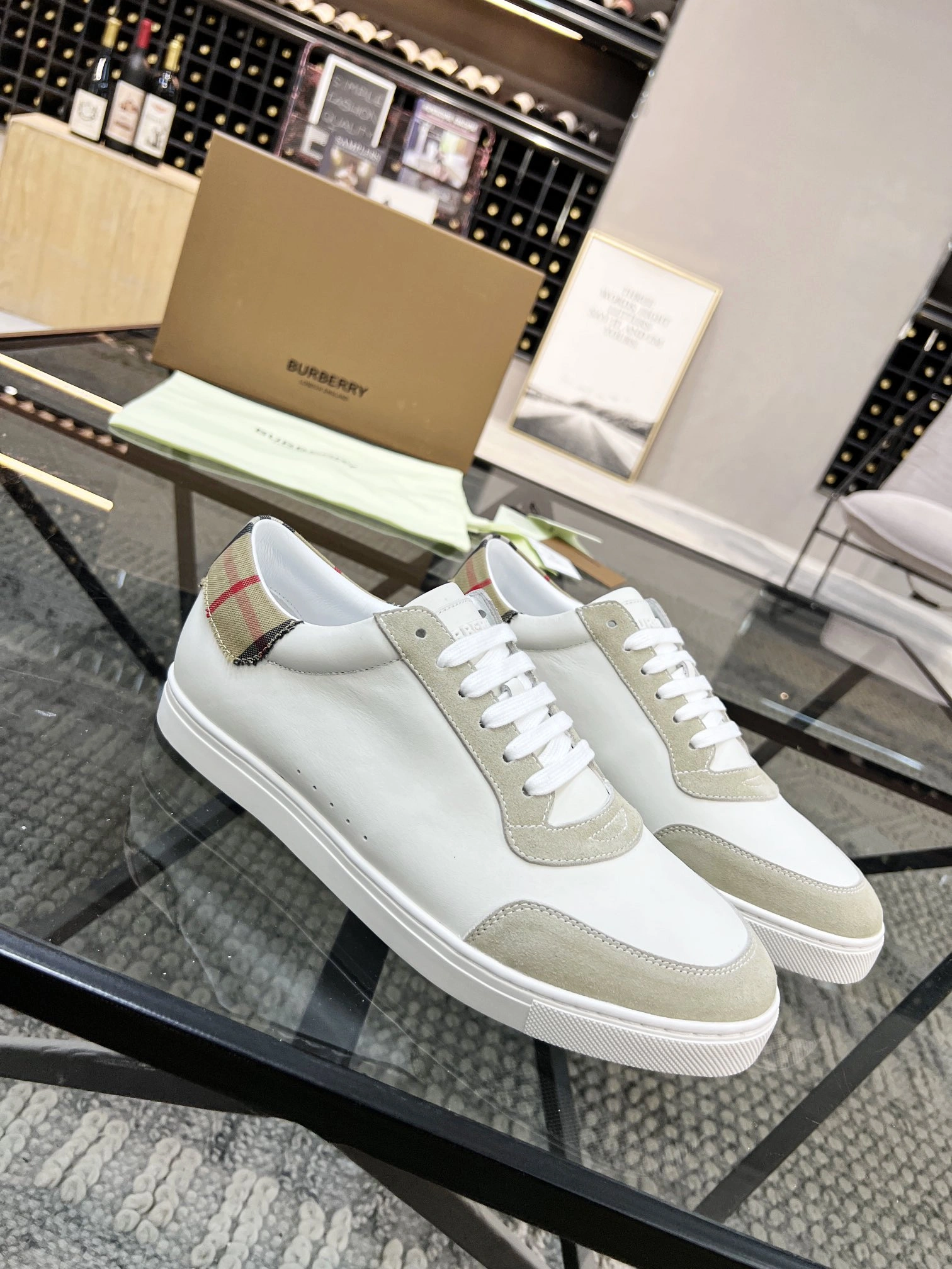 Men B*urberry Top Sneakers CP 20230606- EasyCare 6277