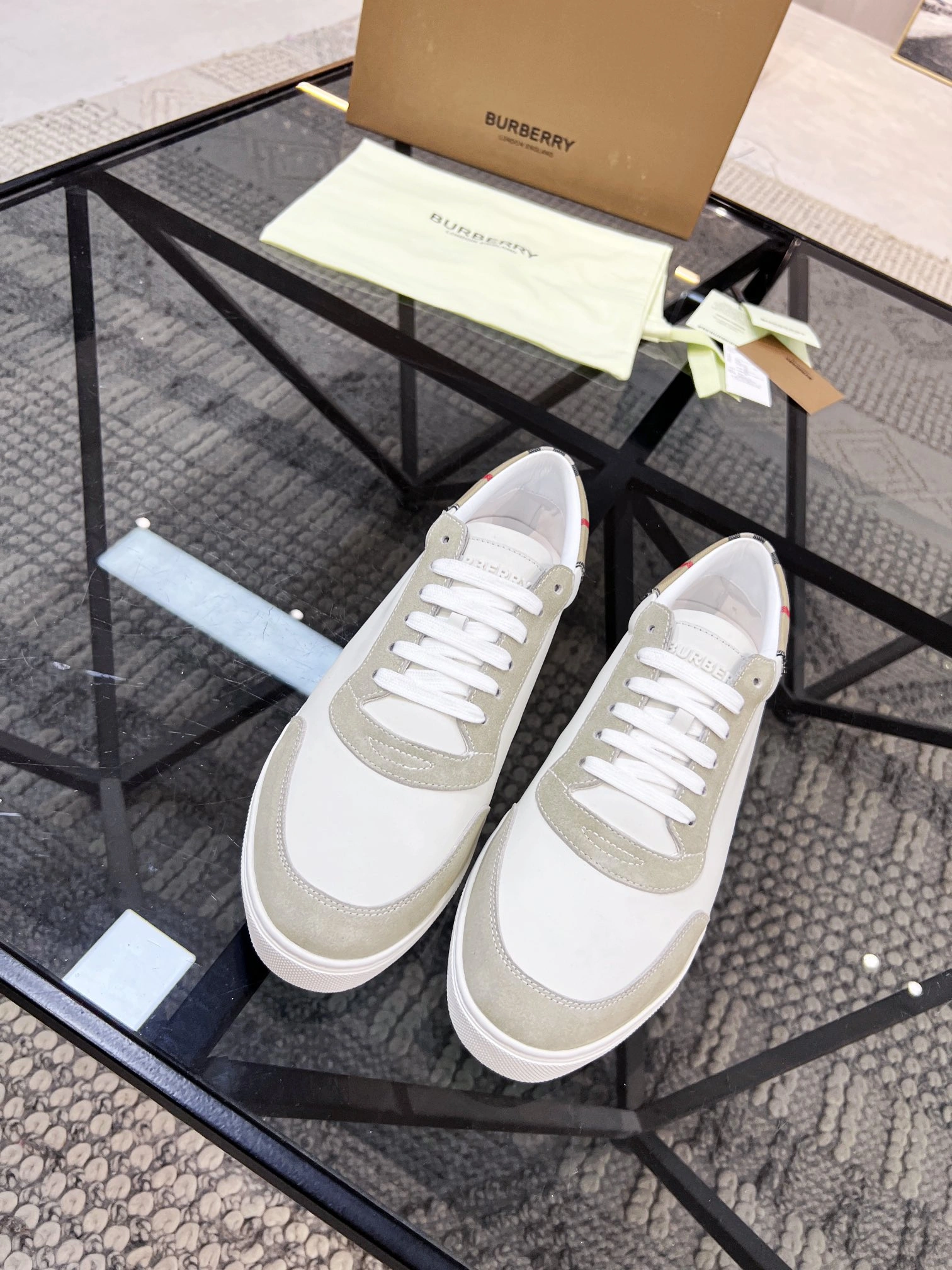 Men B*urberry Top Sneakers CP 20230606- EasyCare 6277