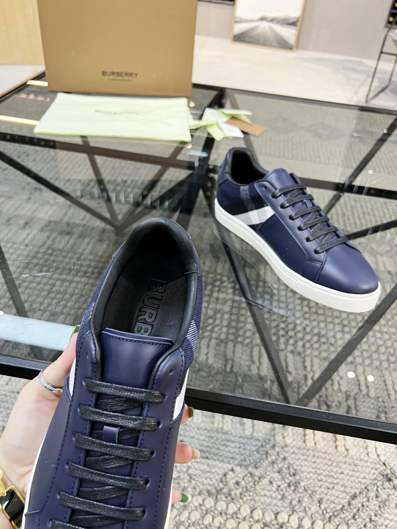 Men B*urberry Top Sneakers CP 20230606- WellDesigned 6275
