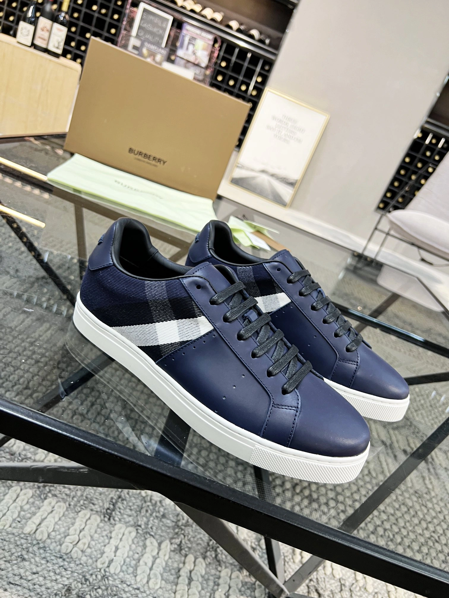 Men B*urberry Top Sneakers CP 20230606- WellDesigned 6275