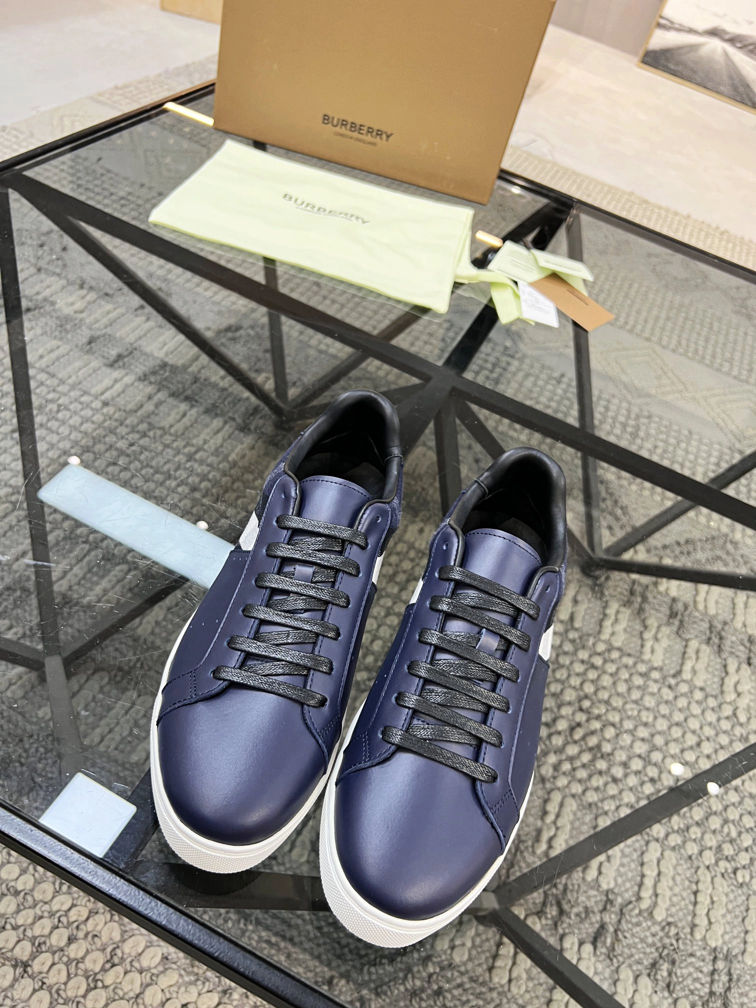 Men B*urberry Top Sneakers CP 20230606- WellDesigned 6275