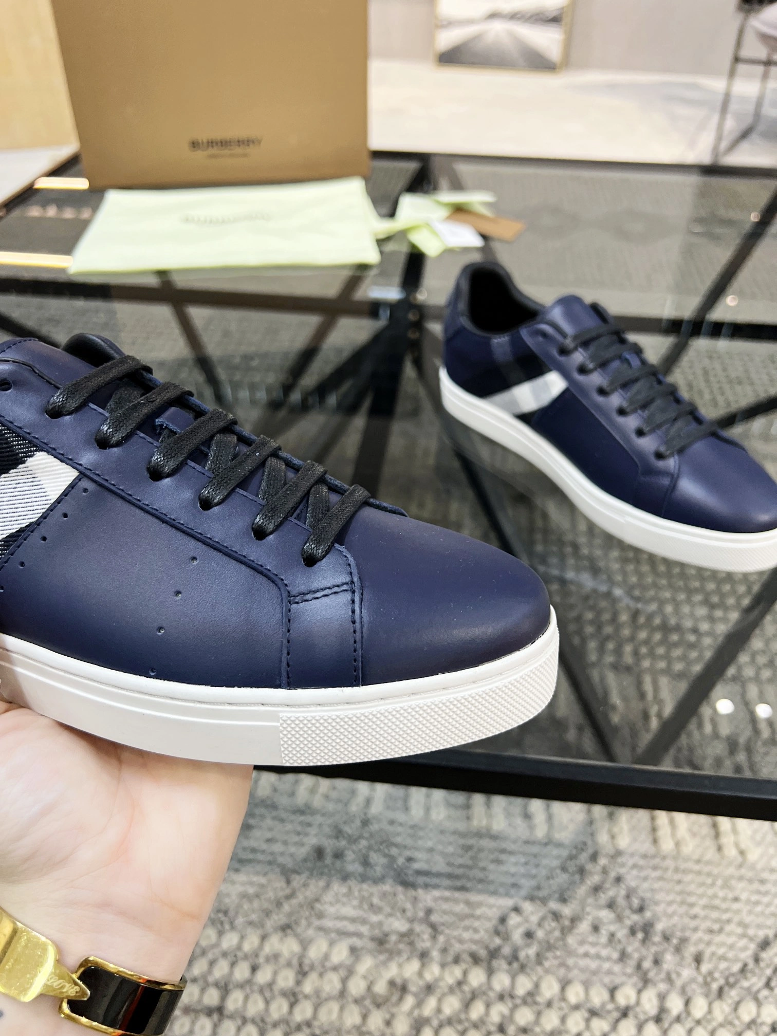 Men B*urberry Top Sneakers CP 20230606- WellDesigned 6275