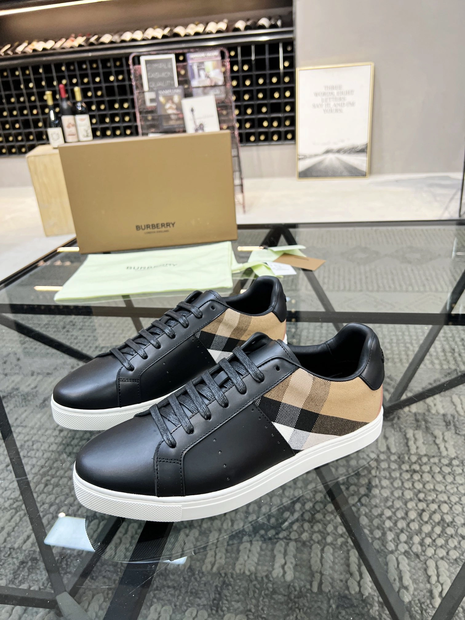 Men B*urberry Top Sneakers CP 20230606- ComfortFit 6274