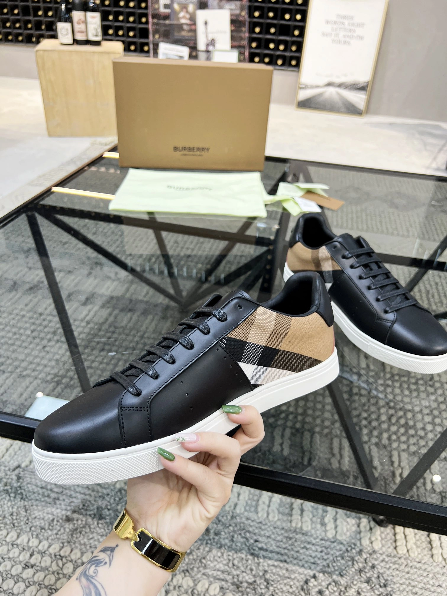 Men B*urberry Top Sneakers CP 20230606- ComfortFit 6274