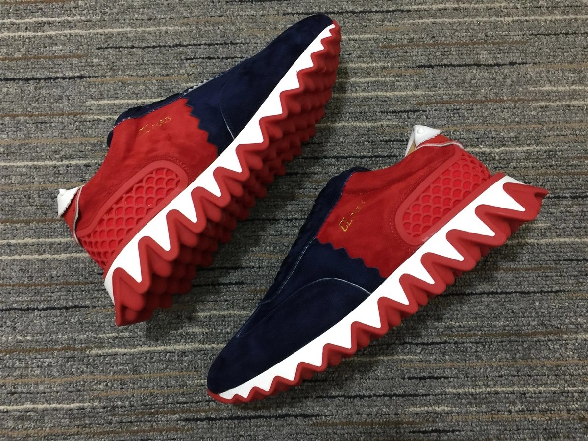 Men C*hristian L*ouboutin Aurelien Flat Top Sneakers ZeroBulk 5156