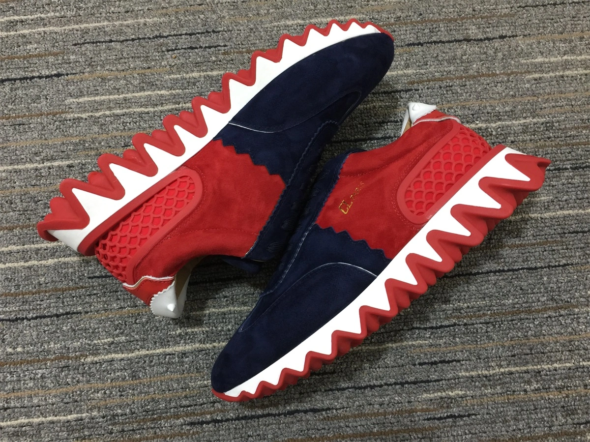 Men C*hristian L*ouboutin Aurelien Flat Top Sneakers ZeroBulk 5156