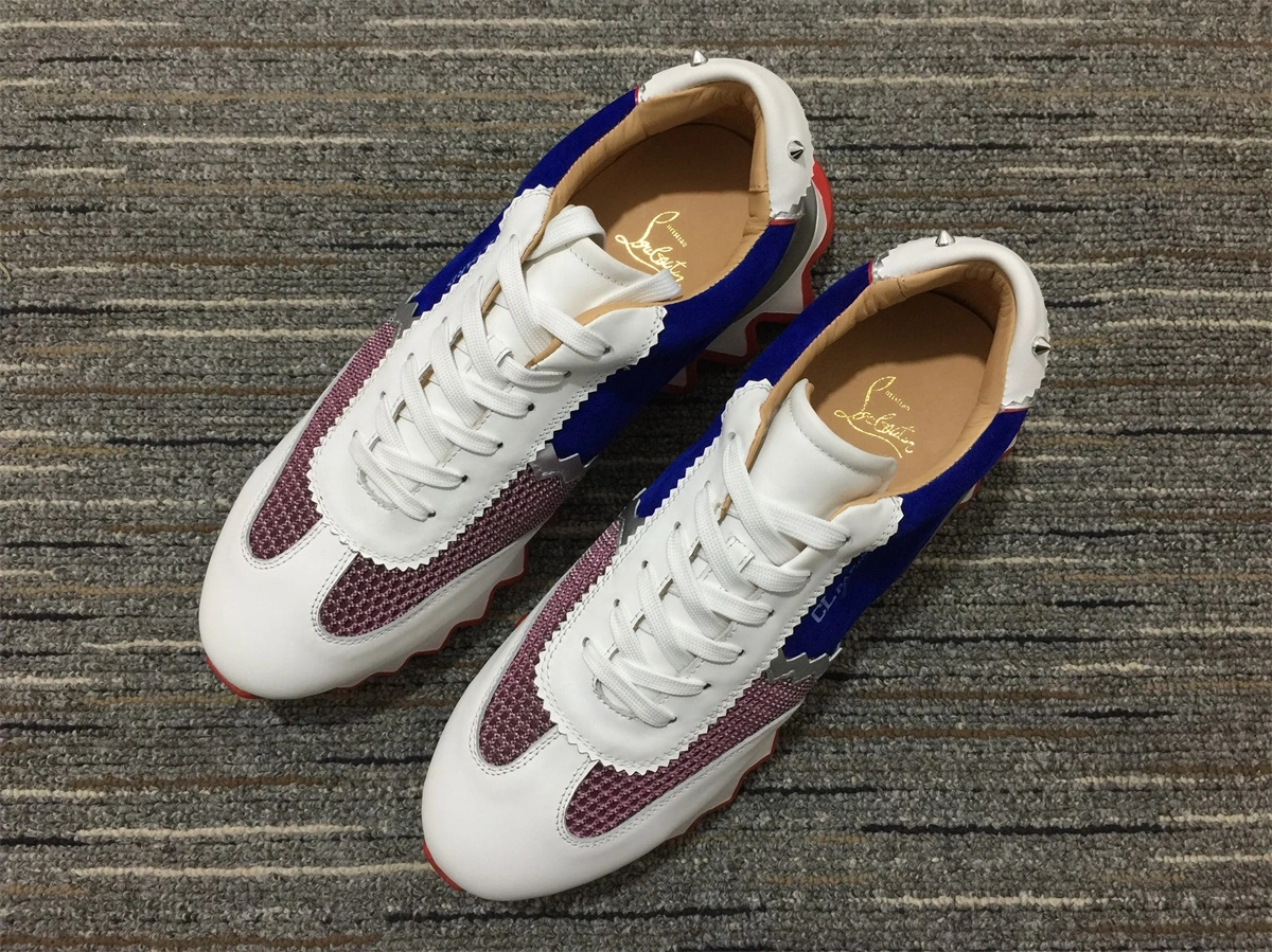 Unisex Men C*hristian L*ouboutin Aurelien Flat Top Sneakers 5171