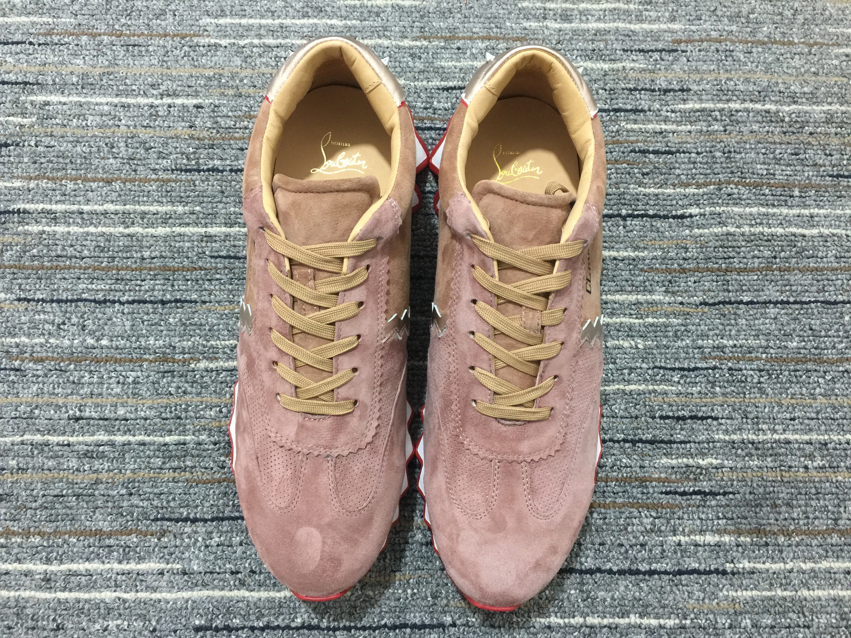 Men C*hristian L*ouboutin Aurelien Flat Top Sneakers Casual 5132