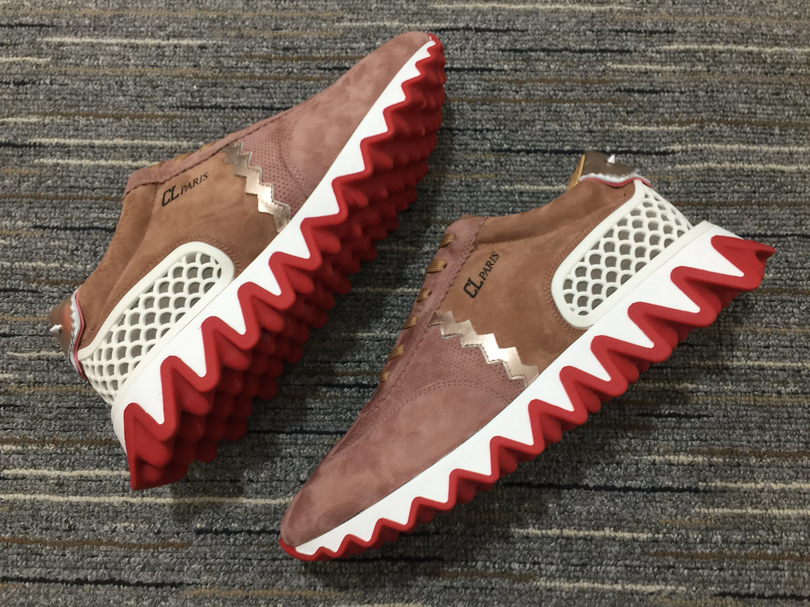 Men C*hristian L*ouboutin Aurelien Flat Top Sneakers Casual 5132