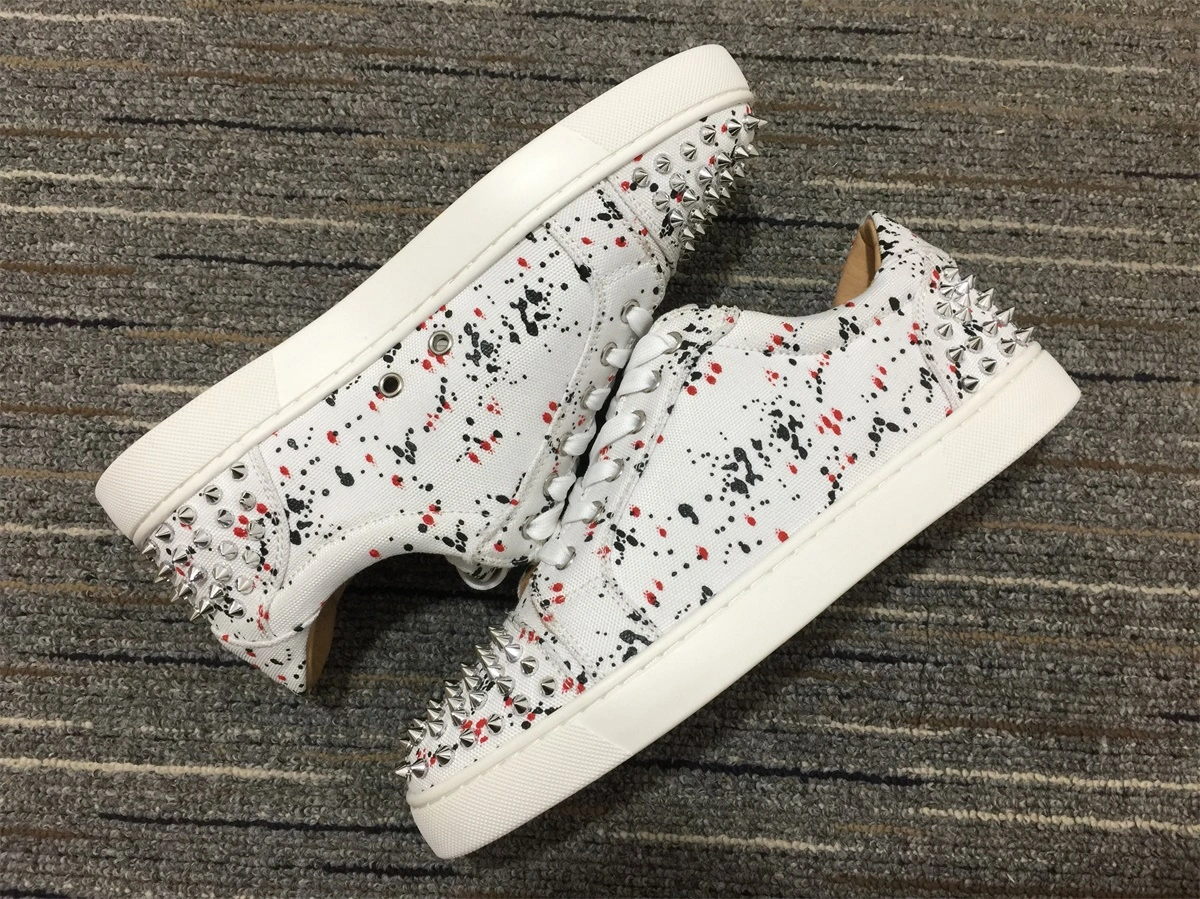 Stretchable Men C*hristian L*ouboutin Low Top Sneaker 5123
