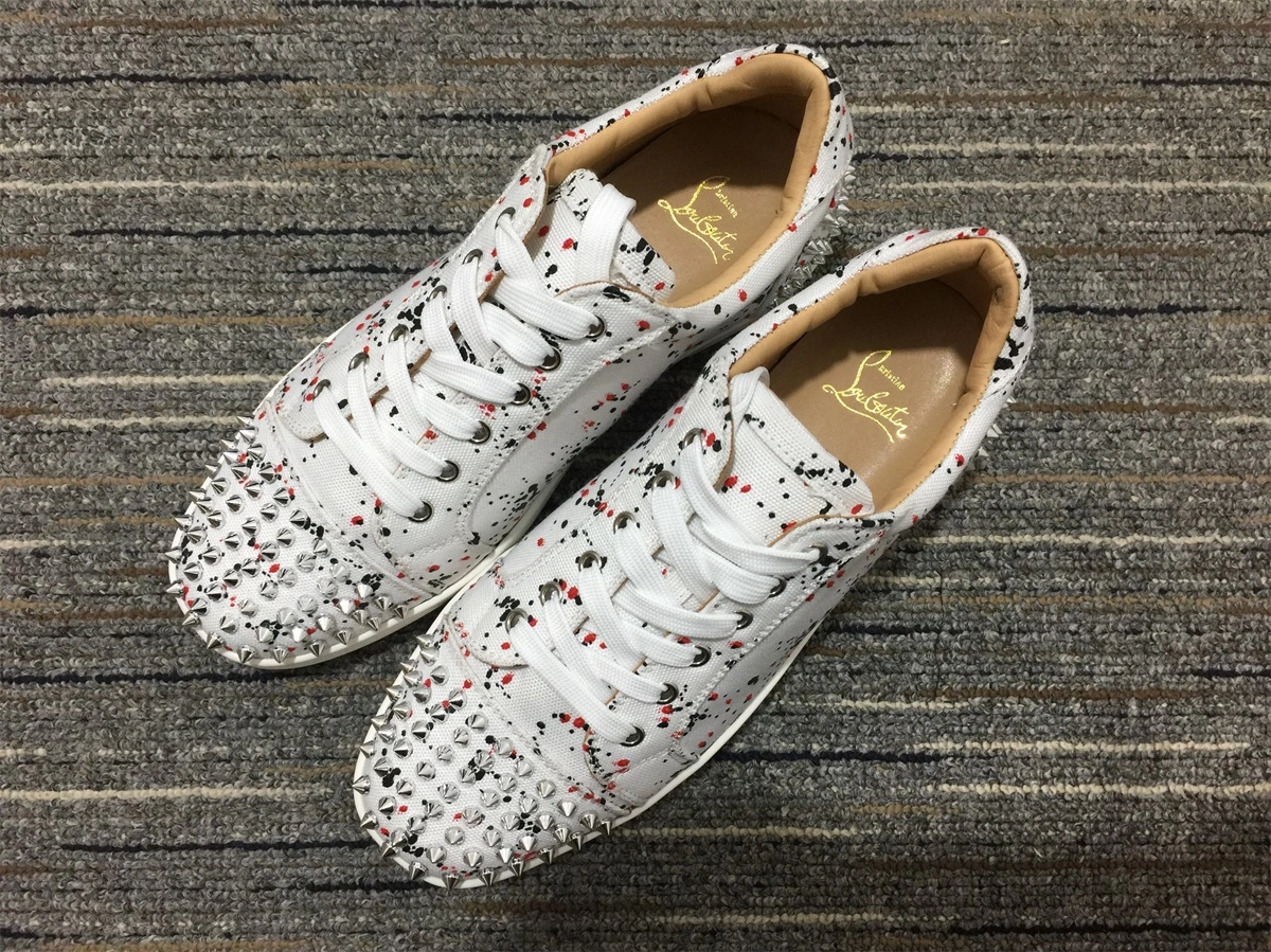 Stretchable Men C*hristian L*ouboutin Low Top Sneaker 5123