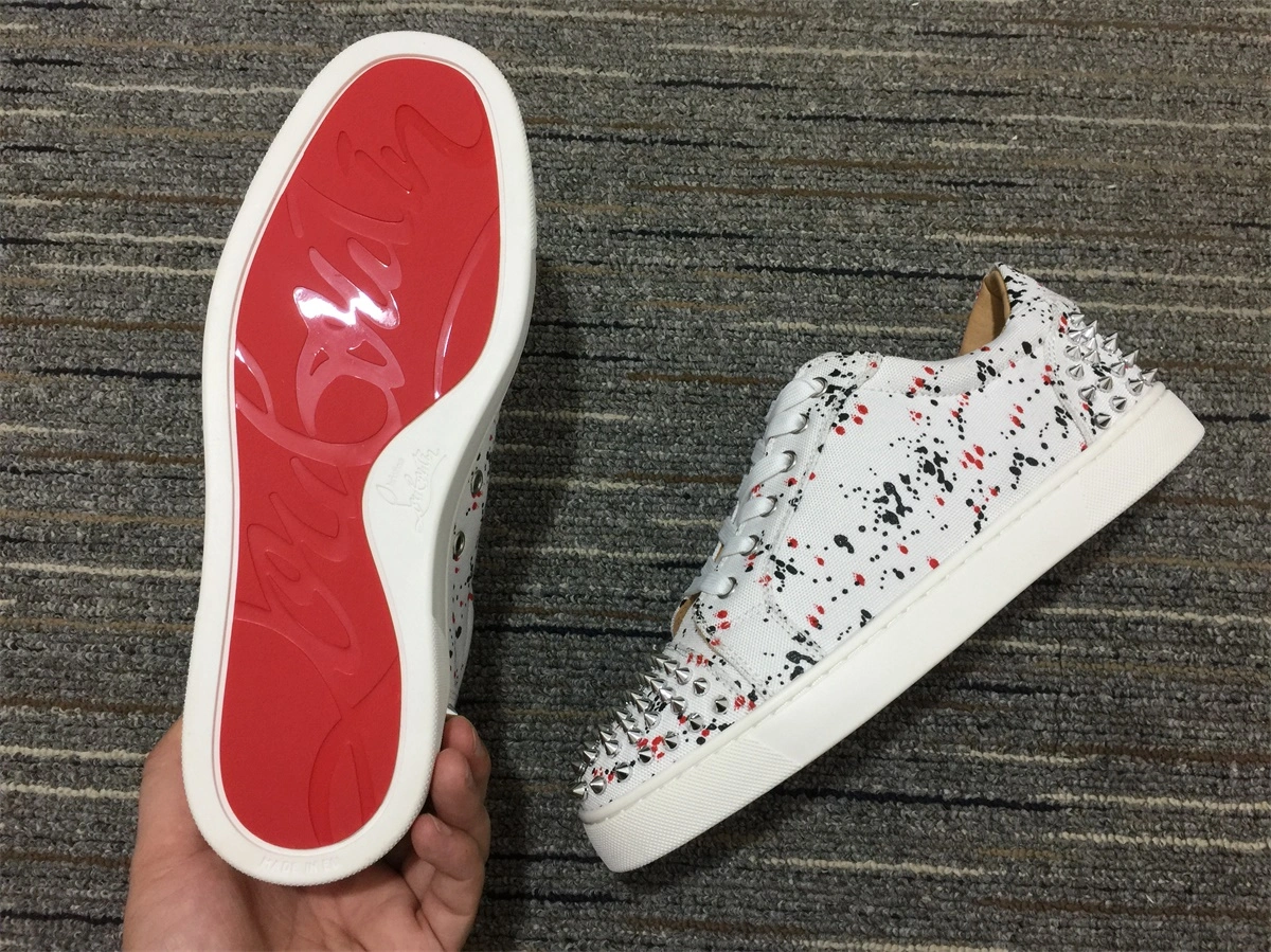 Stretchable Men C*hristian L*ouboutin Low Top Sneaker 5123