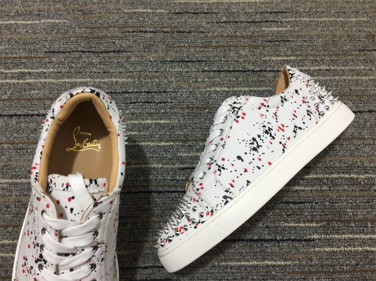 Stretchable Men C*hristian L*ouboutin Low Top Sneaker 5123