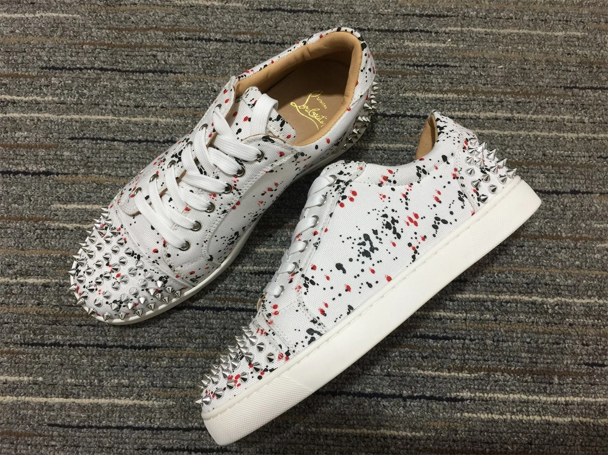 Stretchable Men C*hristian L*ouboutin Low Top Sneaker 5123