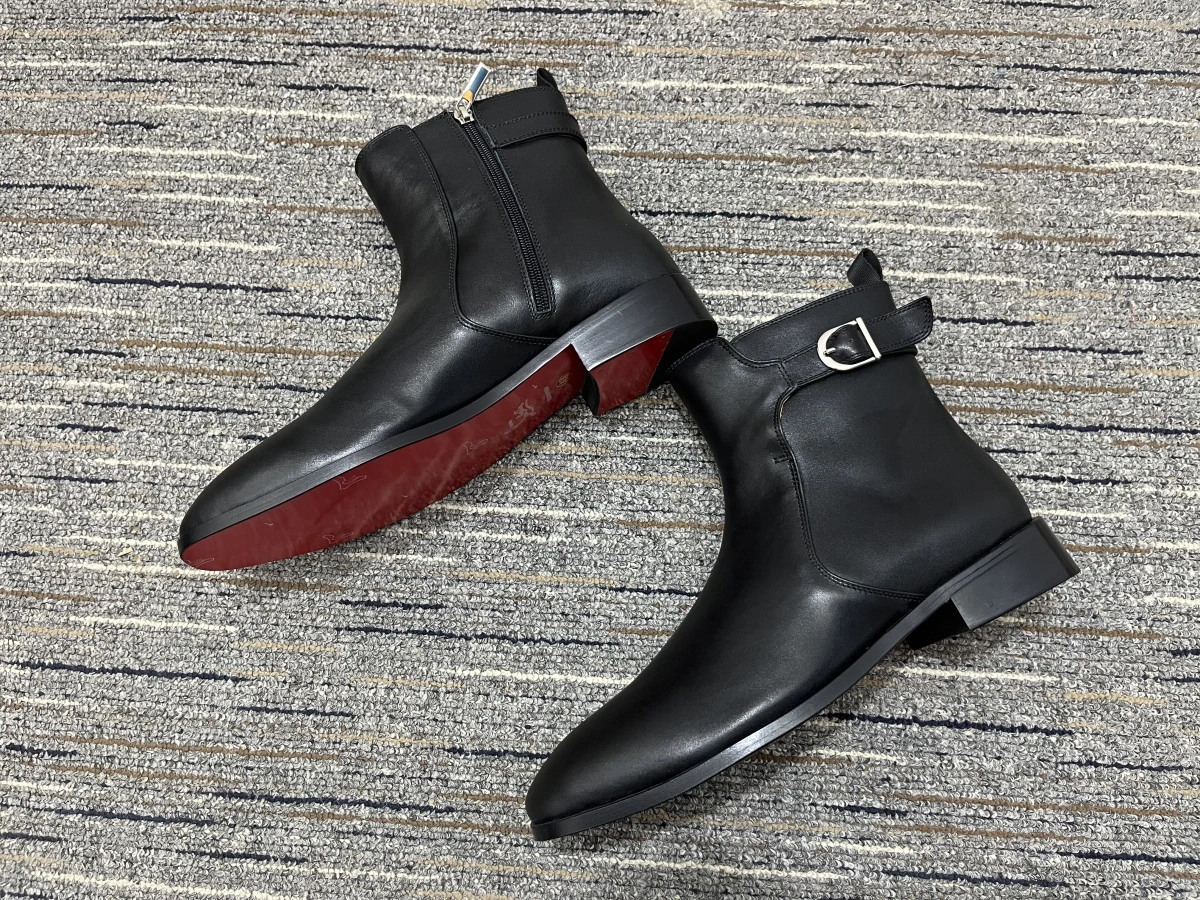 RelaxedFit Men C*hristian L*ouboutin Top Boots CL 20230819- 4832