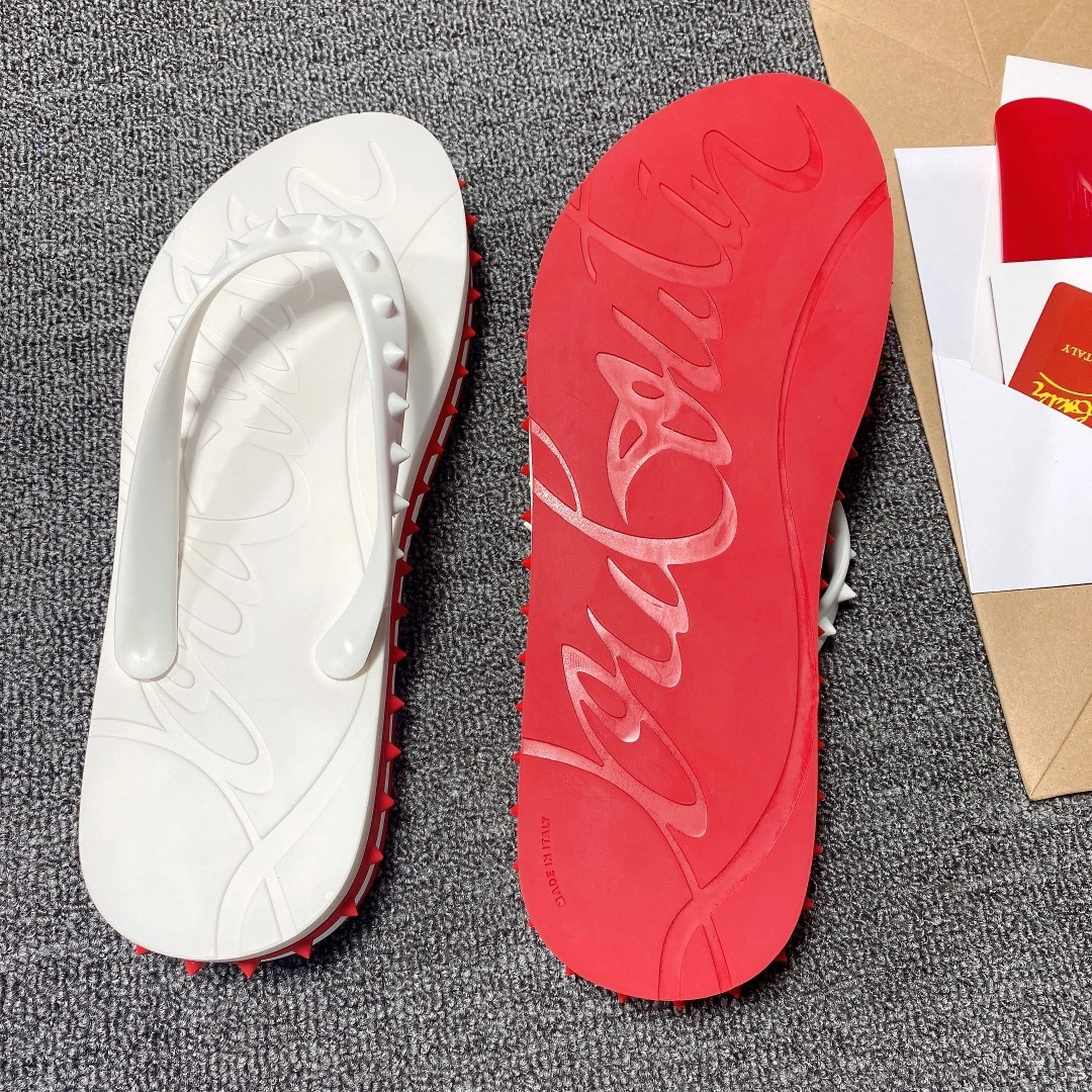 Effortless Men C*hristian L*ouboutin Top Slippers CP 20230607- 5072
