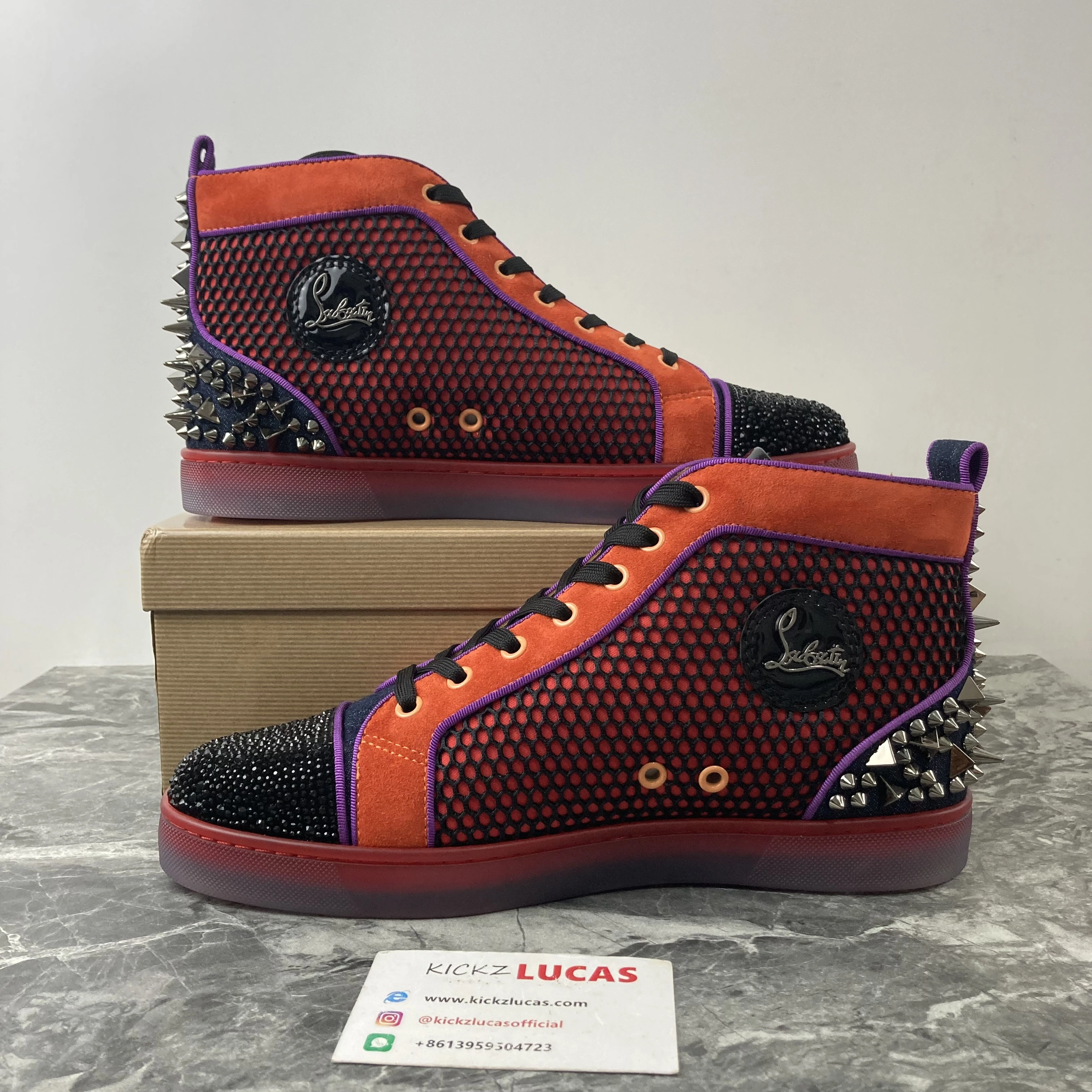 WeatherProof Men C*hristian L*ouboutin Top Sneakers High CL 5086