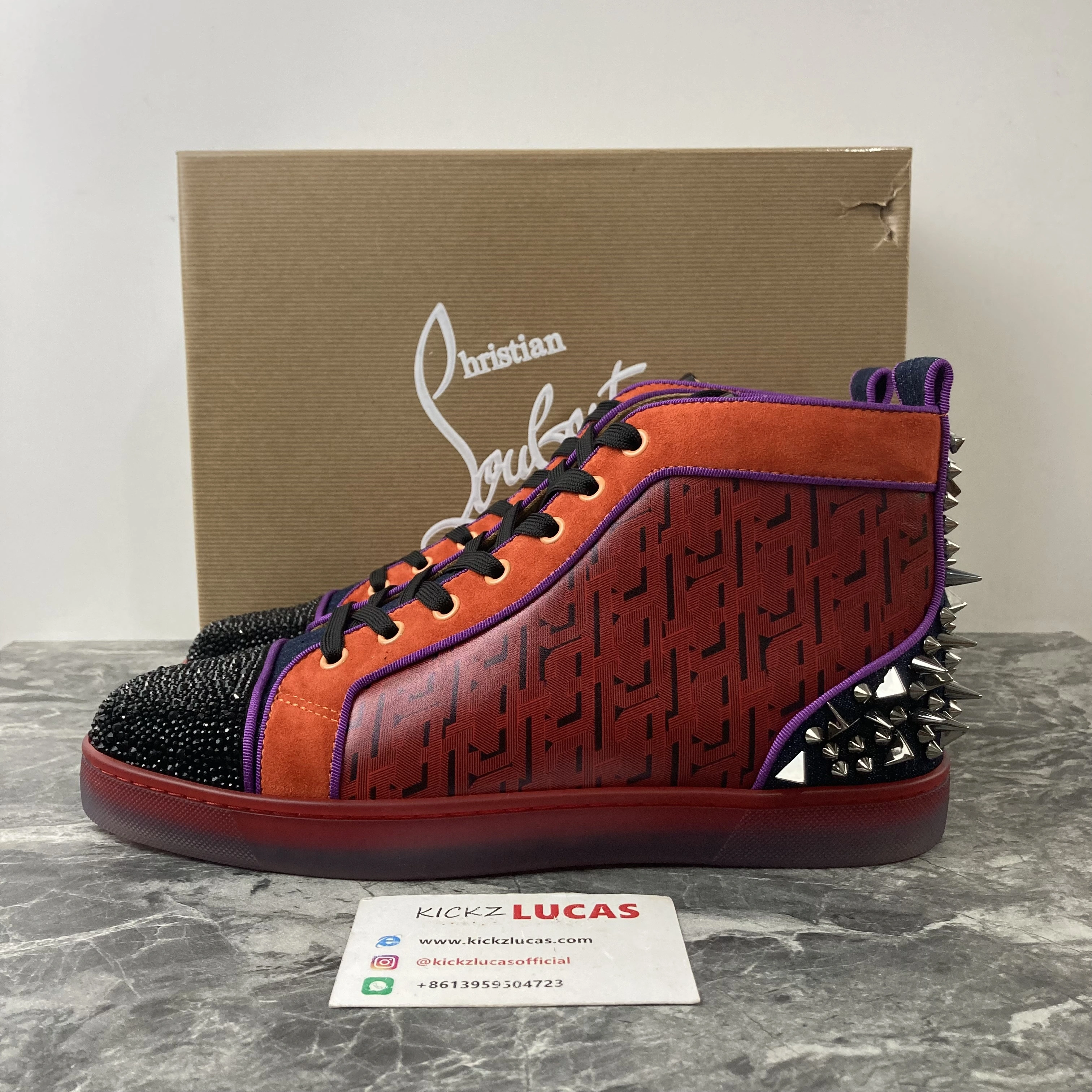 WeatherProof Men C*hristian L*ouboutin Top Sneakers High CL 5086
