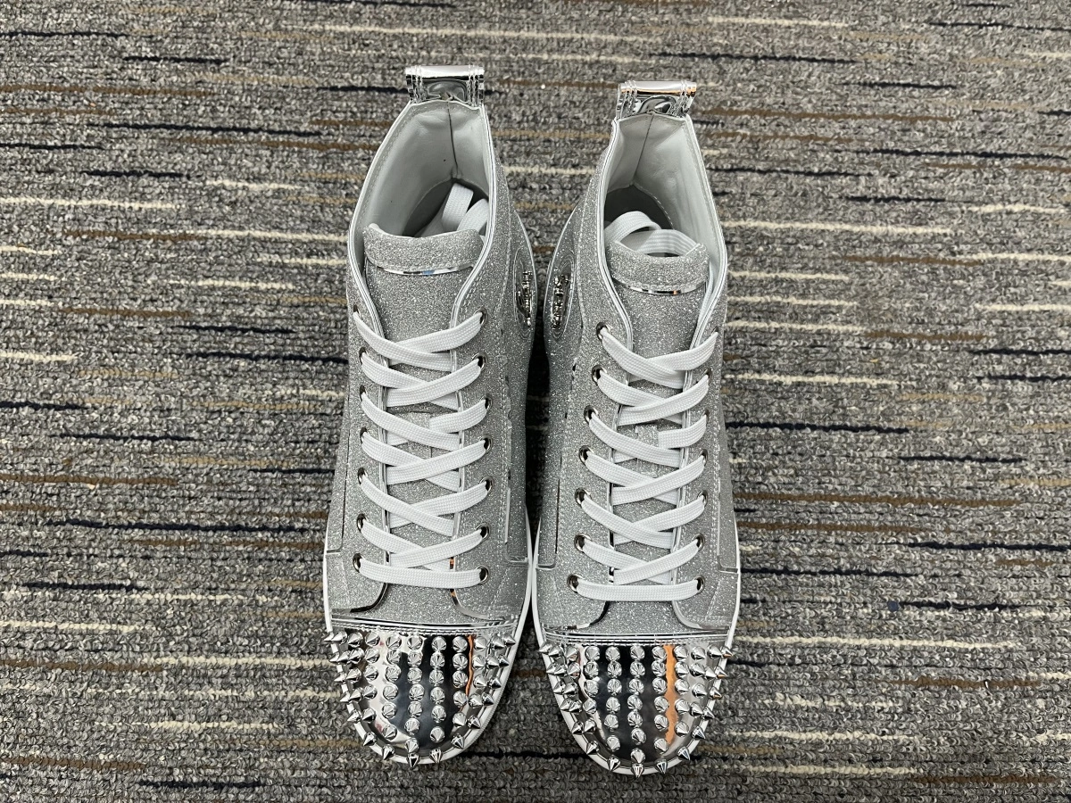 Men C*hristian L*ouboutin Top Sneakers High CL221230- WaterResistant 5084