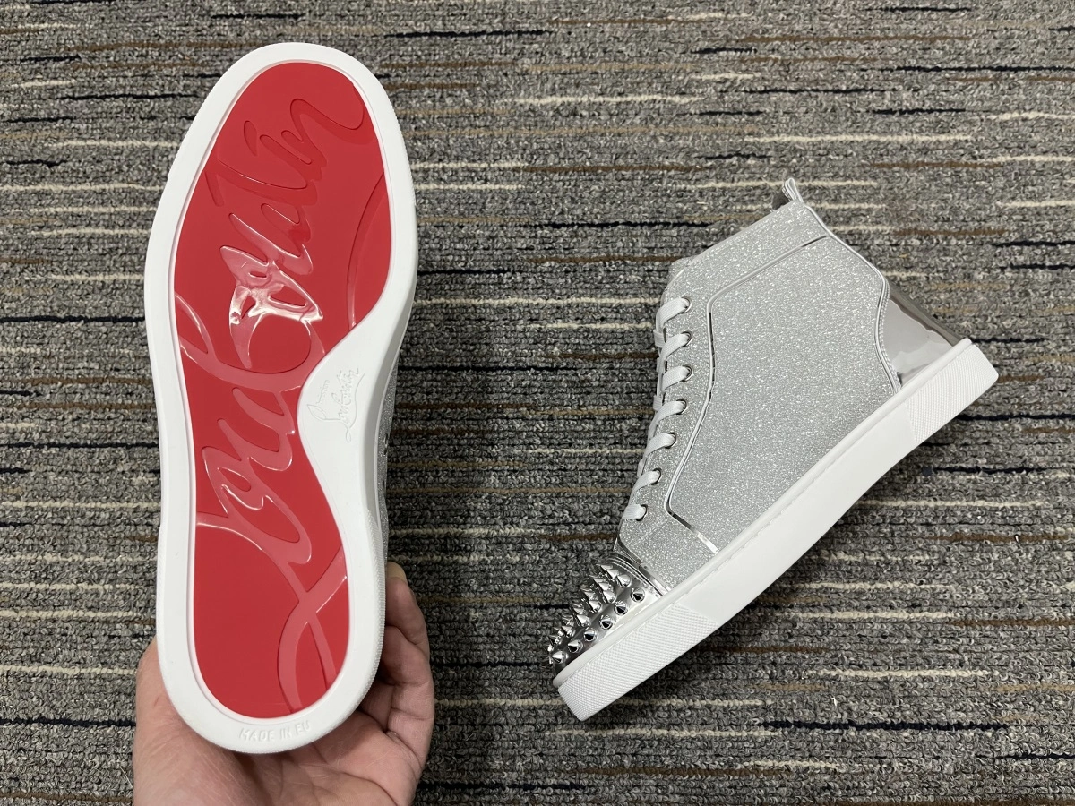 Men C*hristian L*ouboutin Top Sneakers High CL221230- WaterResistant 5084