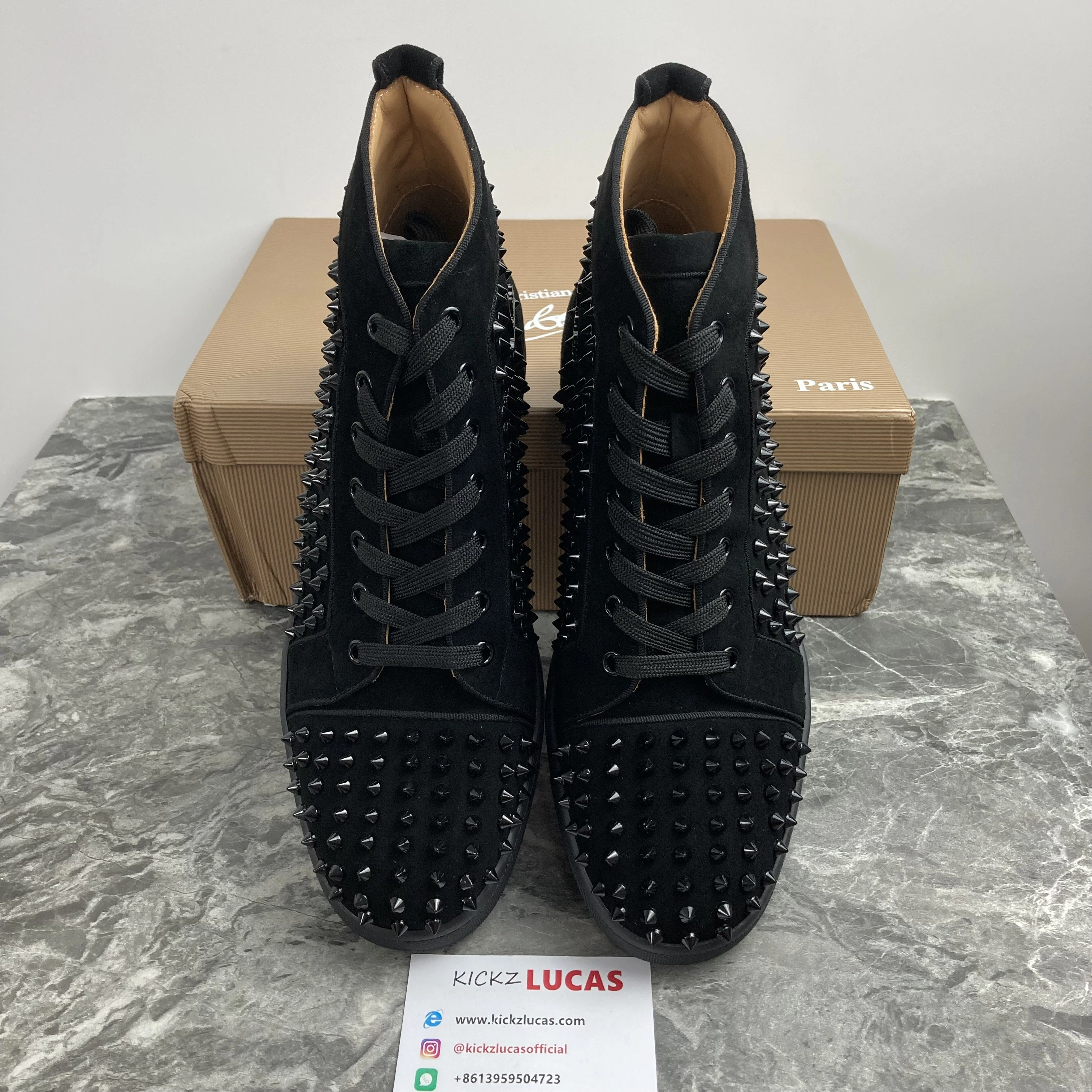 Men C*hristian L*ouboutin Top Sneakers High CL230325- Contemporary 5083