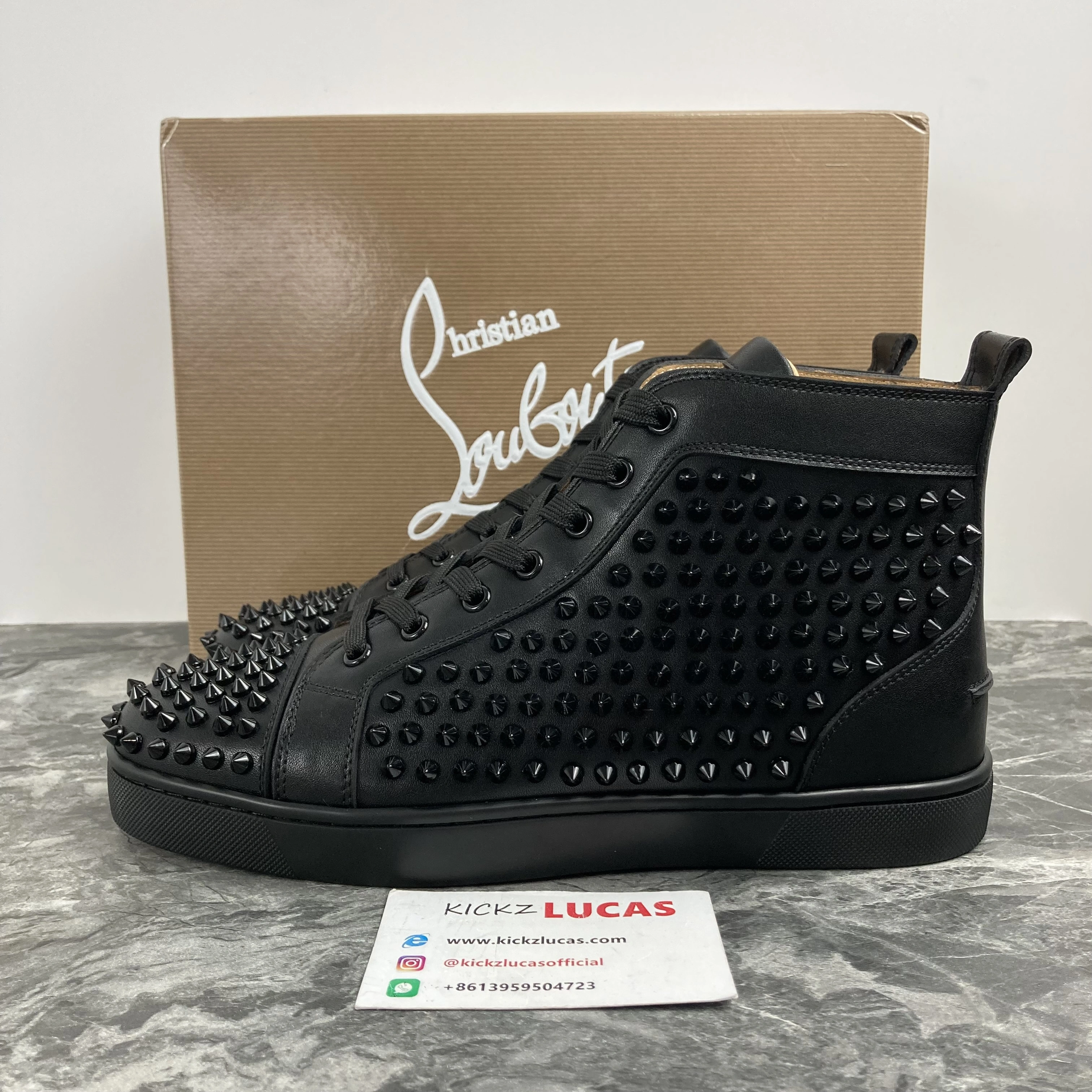 Modern Men C*hristian L*ouboutin Top Sneakers High CL230412- 5079