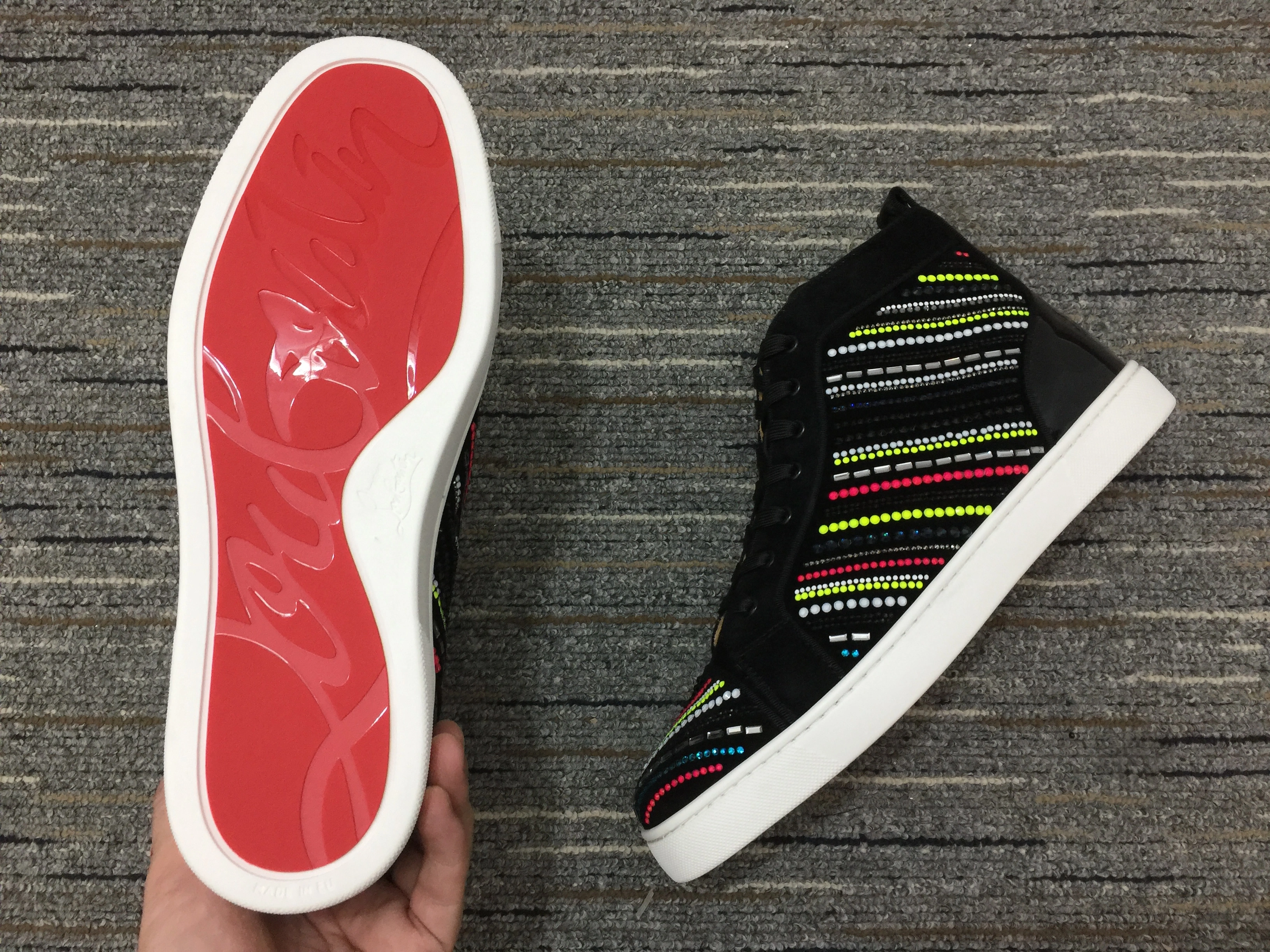 Men C*hristian L*ouboutin Top Sneakers Breathable 5098