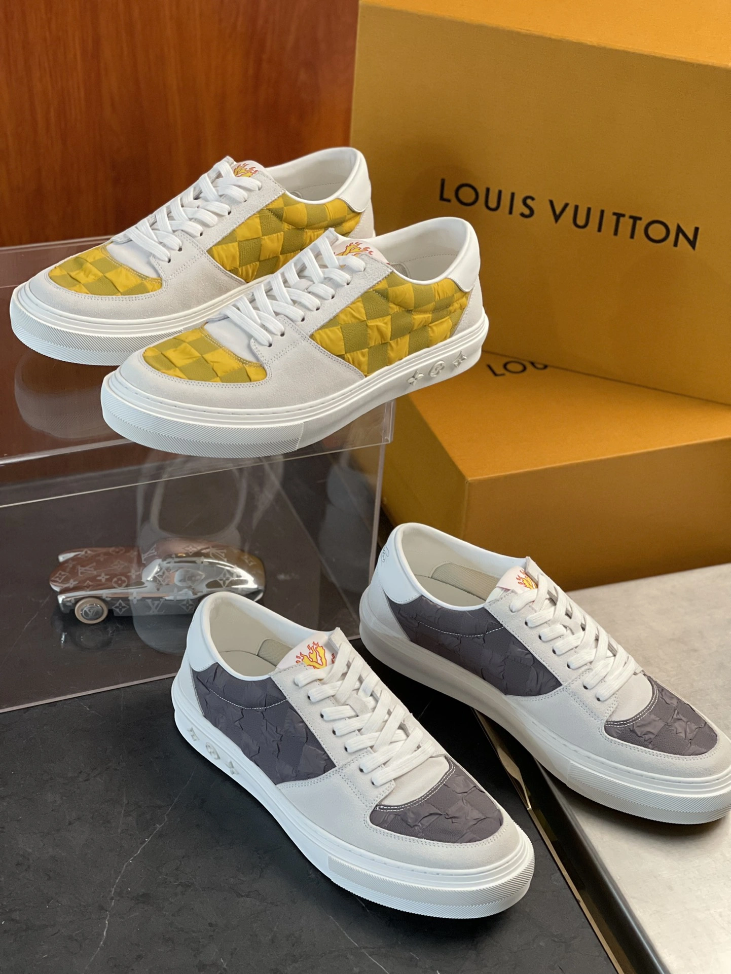 FastDry Men L*ouis V*uitton Top Sneaker Ollie RR230330- 4059