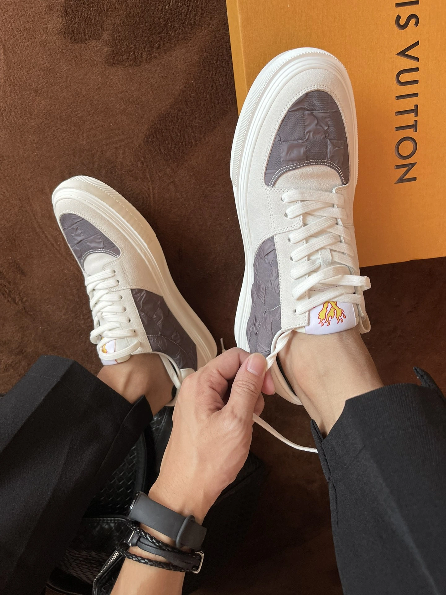 FastDry Men L*ouis V*uitton Top Sneaker Ollie RR230330- 4059