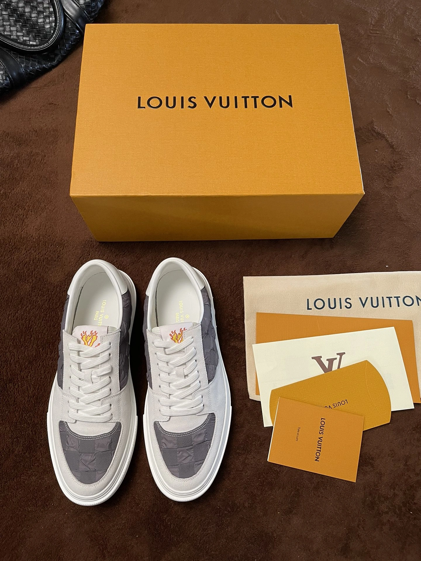FastDry Men L*ouis V*uitton Top Sneaker Ollie RR230330- 4059