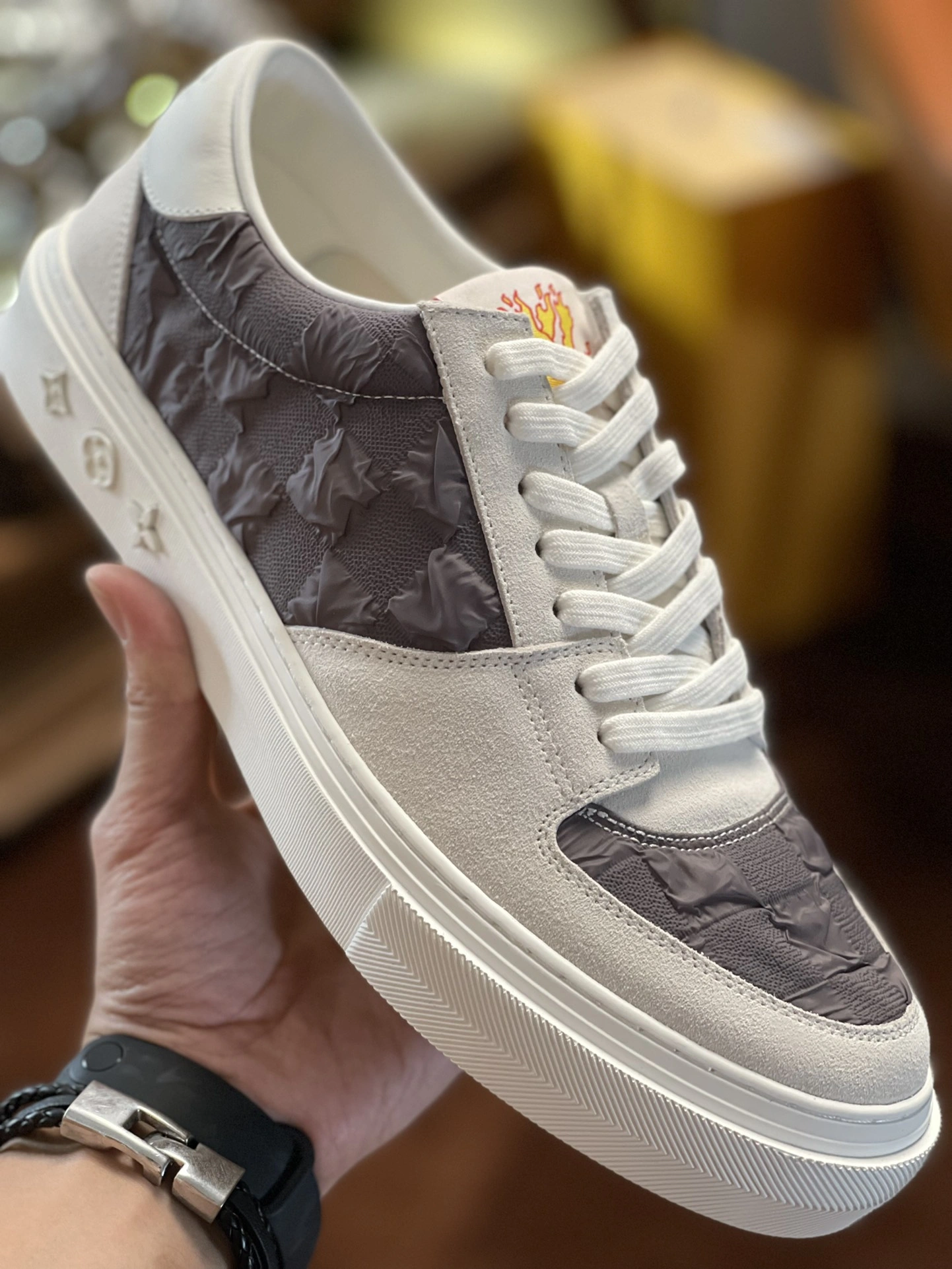 FastDry Men L*ouis V*uitton Top Sneaker Ollie RR230330- 4059