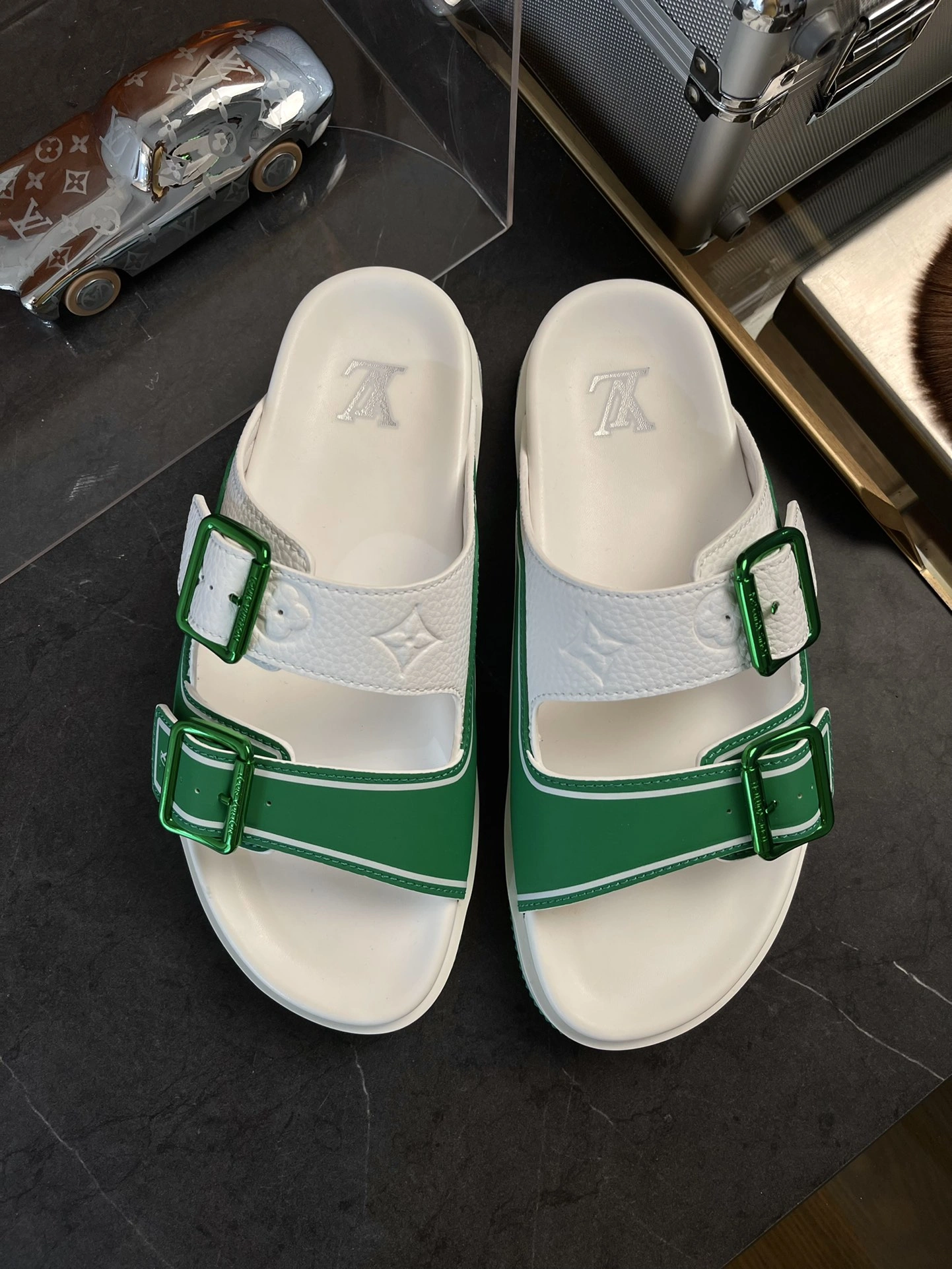 Men L*ouis V*uitton Top Sneaker Slippers RR230406- OdorResistant 4017