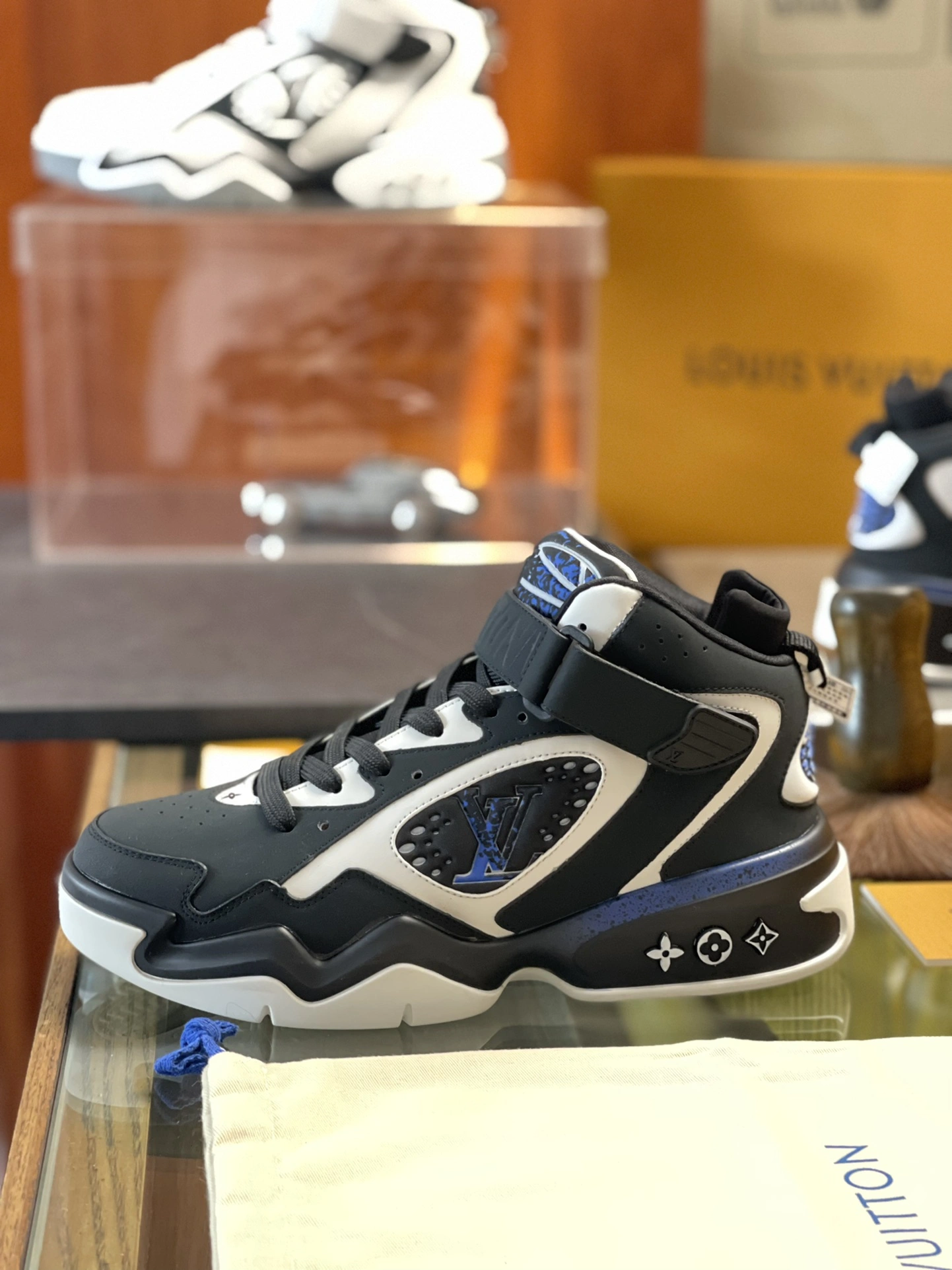Men L*ouis V*uitton Top Sneaker Trainer 2 RR Stretchable 4038