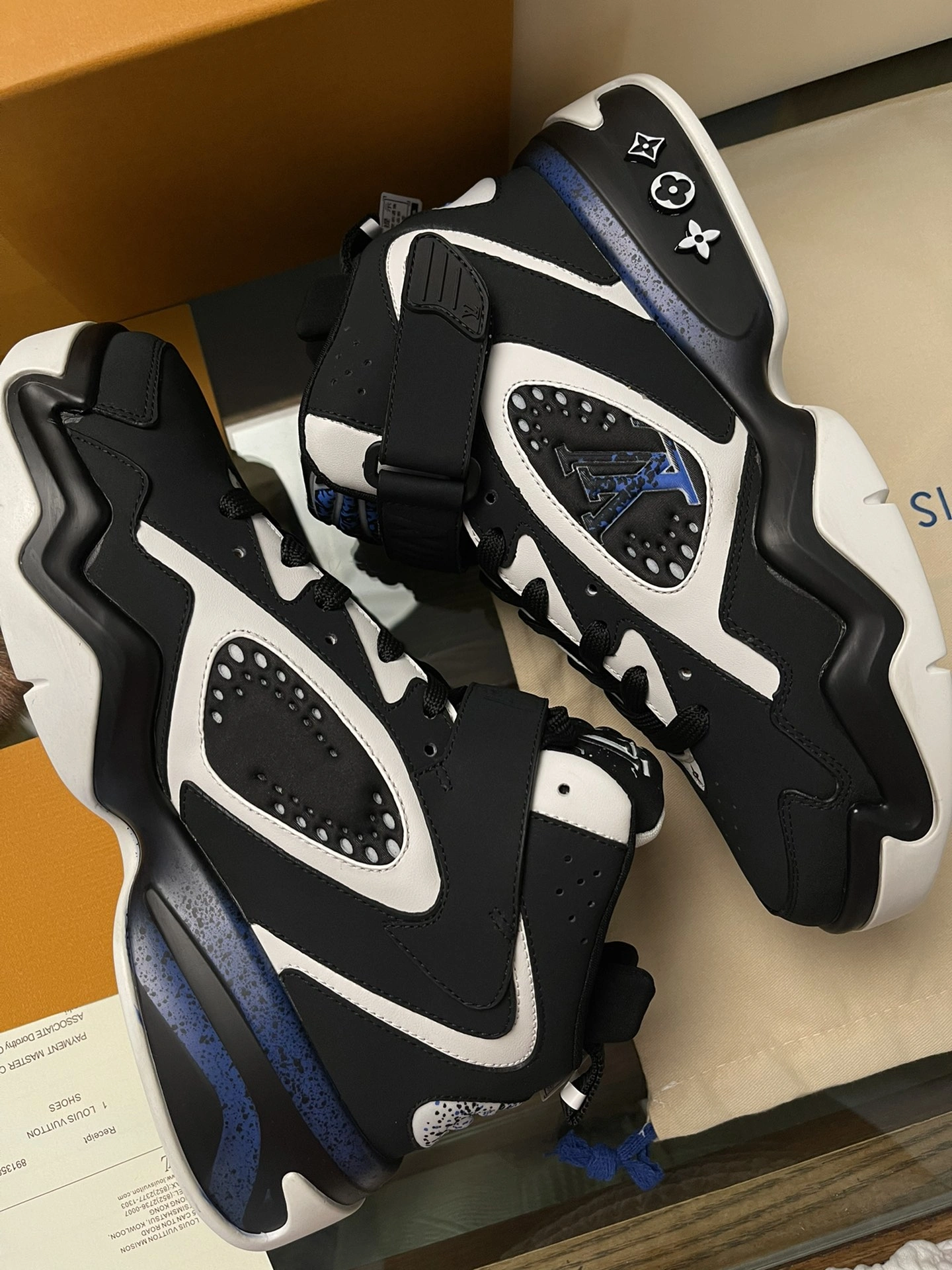 Men L*ouis V*uitton Top Sneaker Trainer 2 RR Stretchable 4038