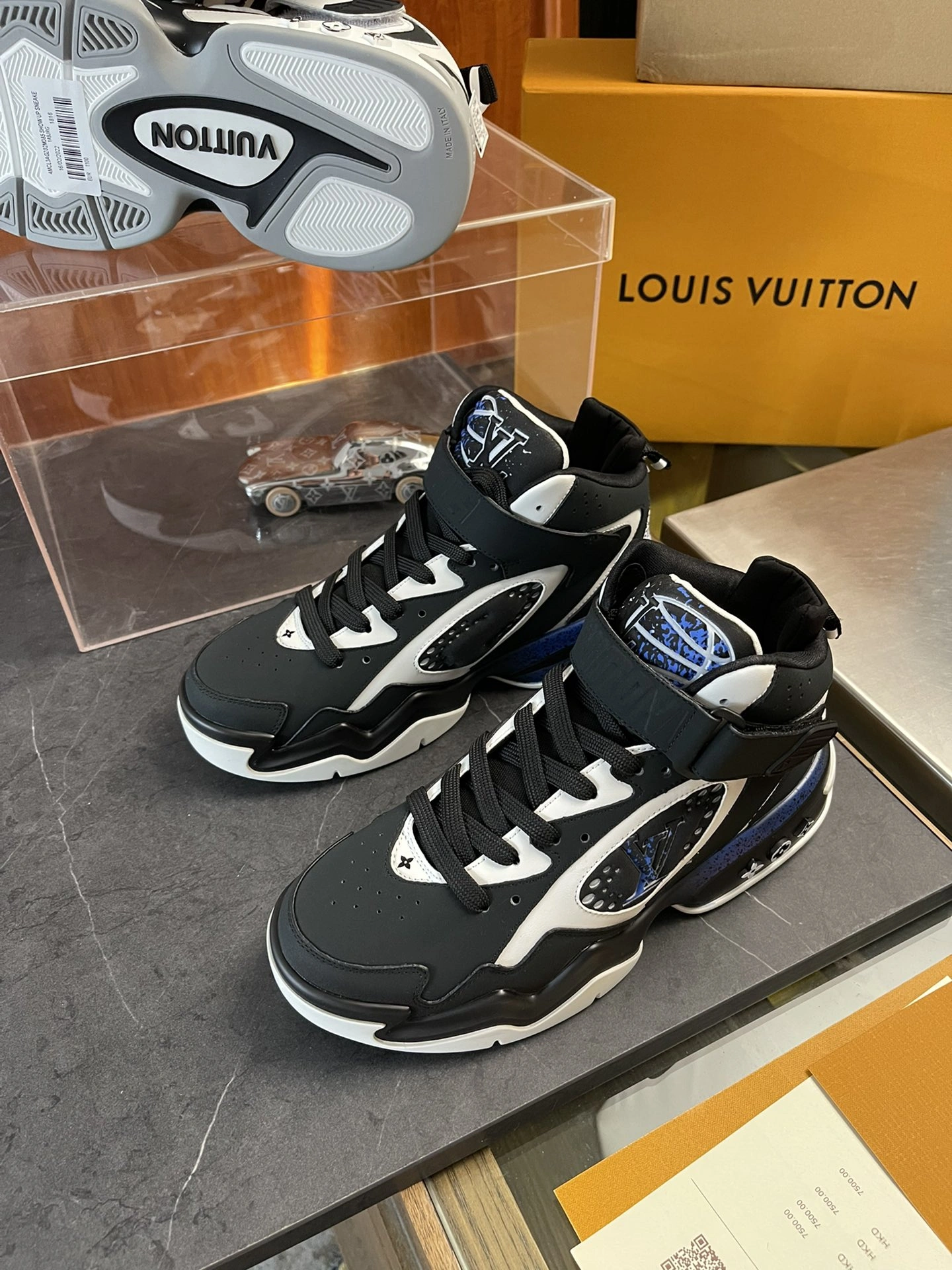 Men L*ouis V*uitton Top Sneaker Trainer 2 RR Stretchable 4038