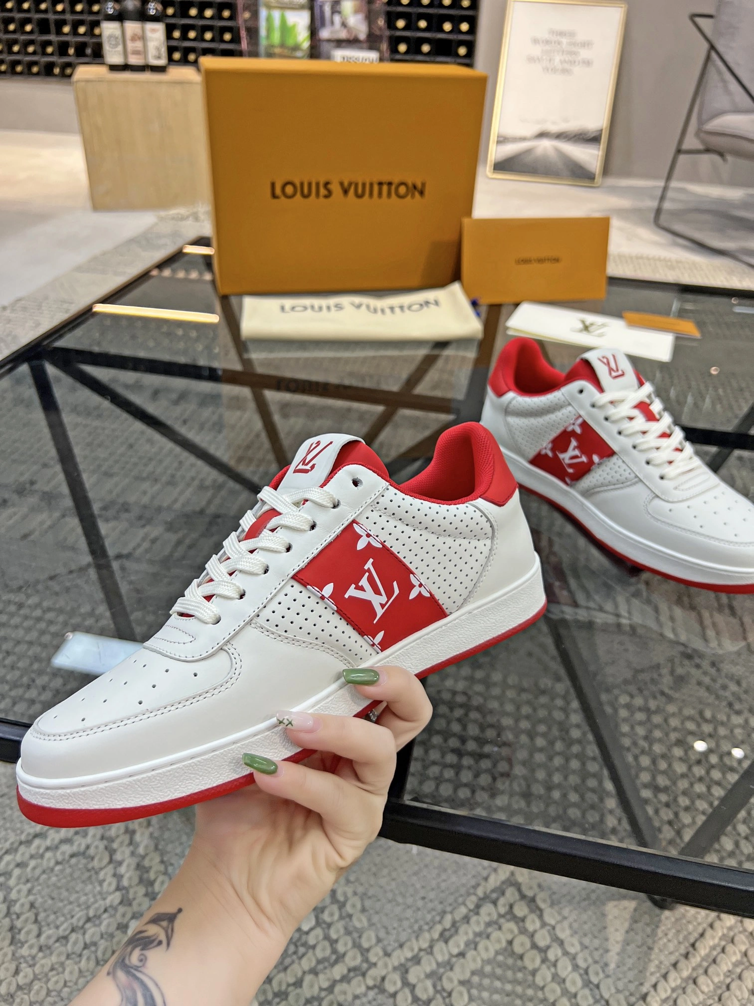 Men L*ouis V*uitton Top Sneaker Trainer CP 20230606- Vibrant 3983