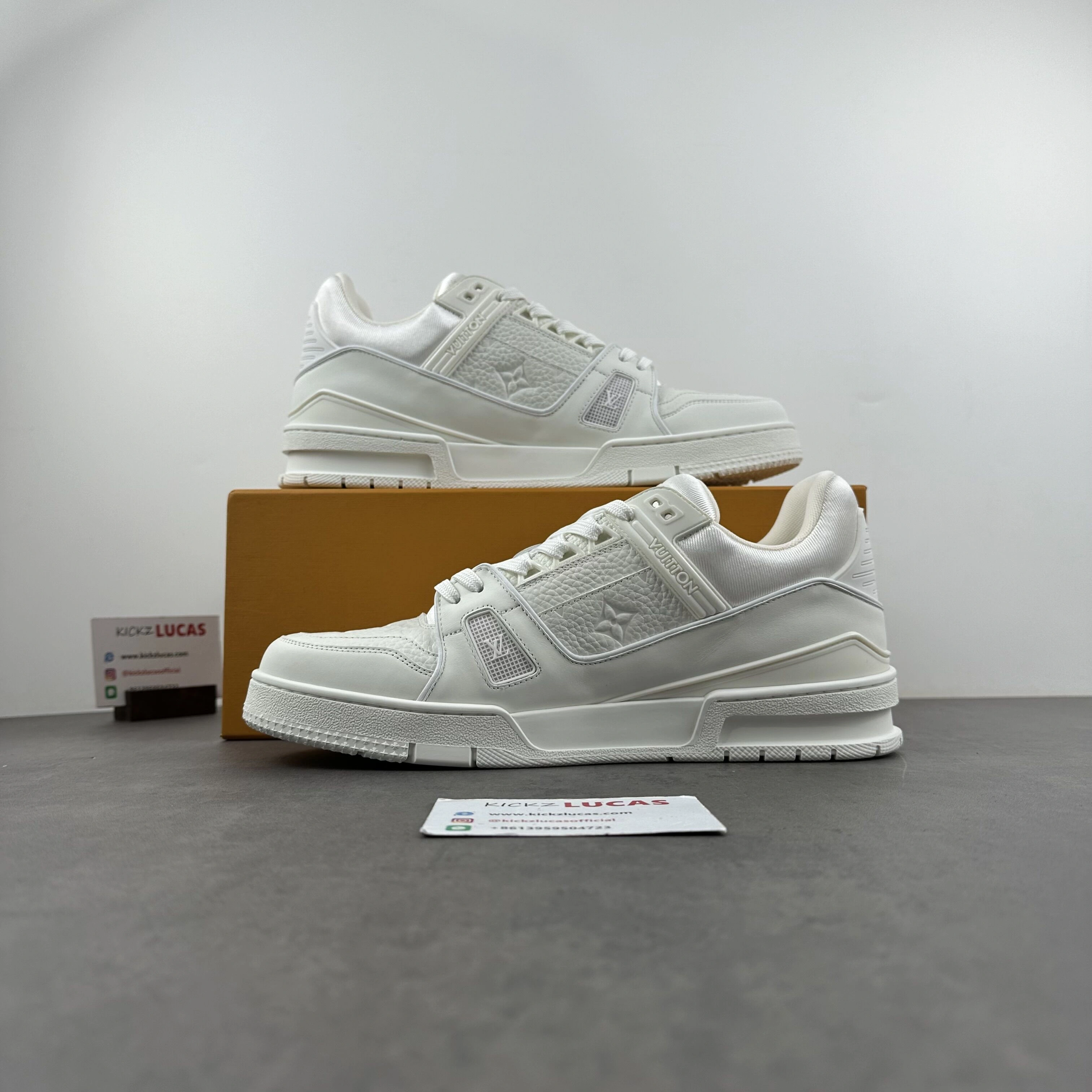 Trendsetting Men L*ouis V*uitton Top Sneaker Trainer KL230315- 4076