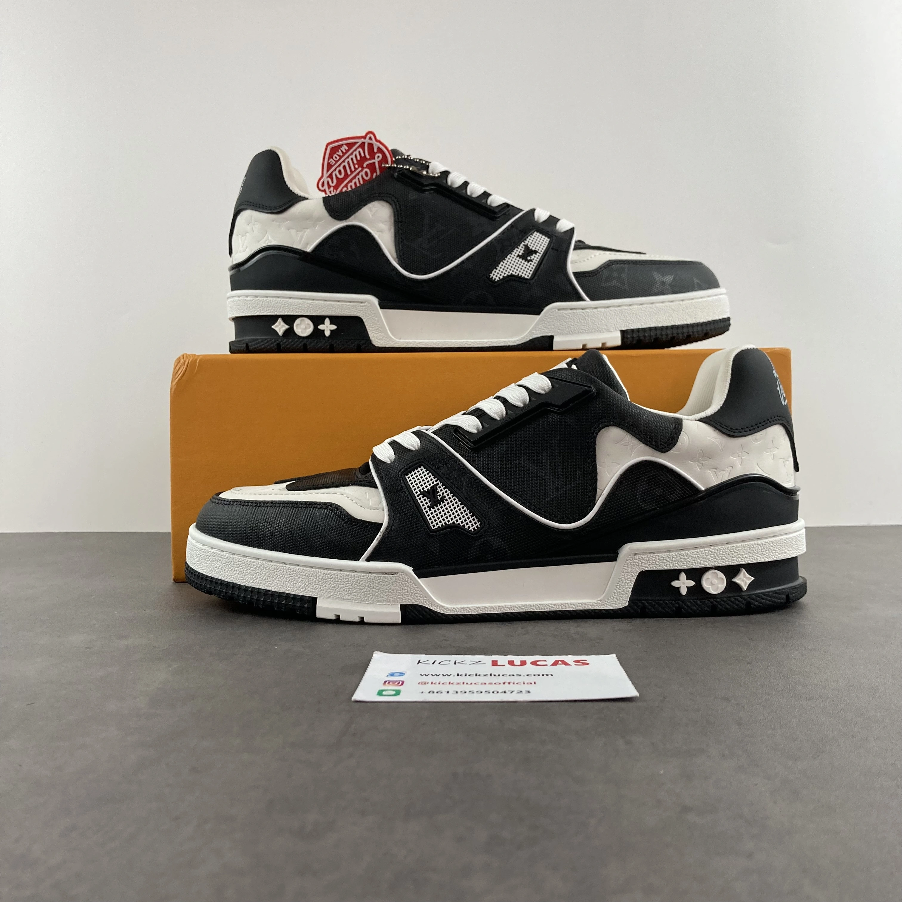 Men L*ouis V*uitton Top Sneaker Trainer KL230315- Packable 4087