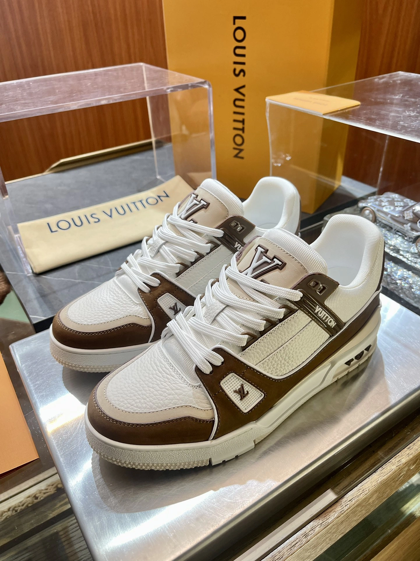 Men L*ouis V*uitton Top Sneaker Trainer RR20231017- Original 3911